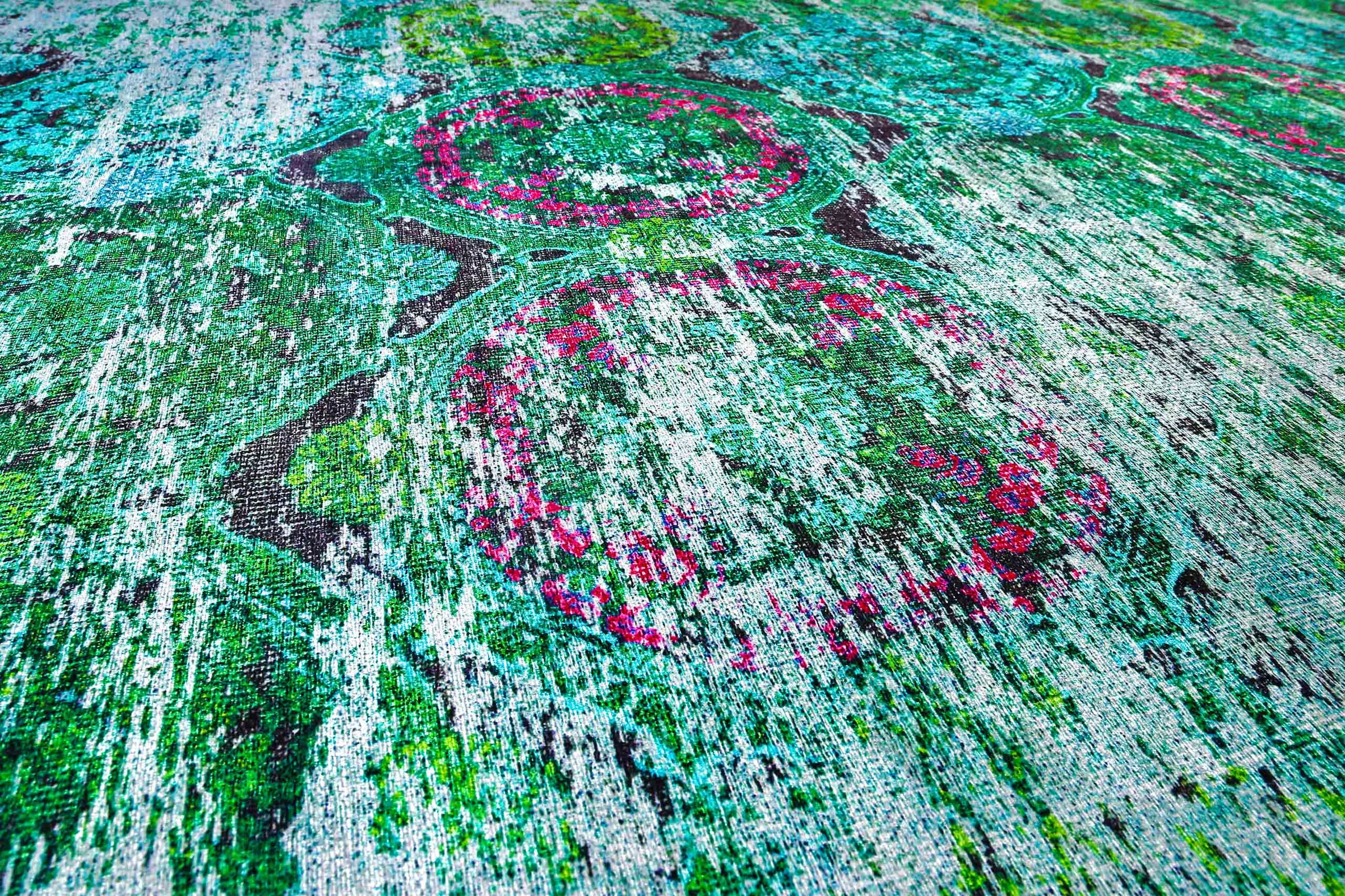 Wecon home Tapis »Focus« Rectangulaire 6 mm Höhe Vintage, Baumwolle, Kurzflor, Wohnzimmer, Schlafzimmer, pflegeleicht