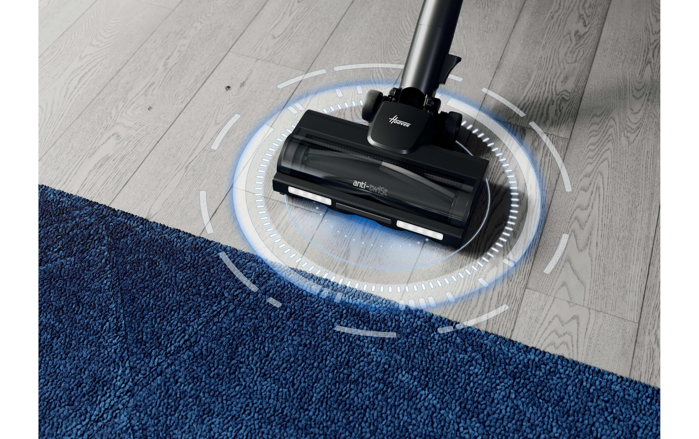 Hoover Akku-Hand-und Stielstaubsauger »HF610H 11« Kabelloser Staubsauger mit intelligenter Bodenerkennung