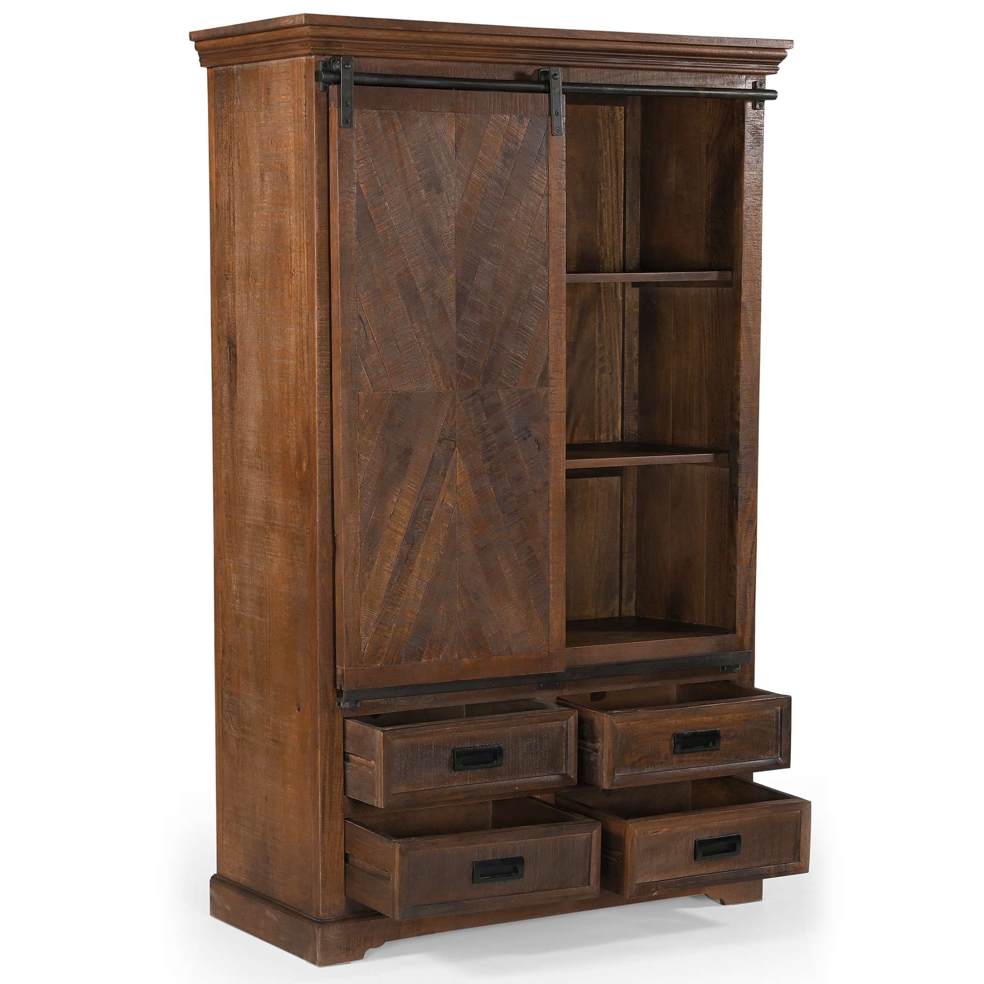 GOODproduct Vitrines »Don Barn« mit 1 Schiebetür, handgefertigt, Unika-Möbel, Breite 110 cm