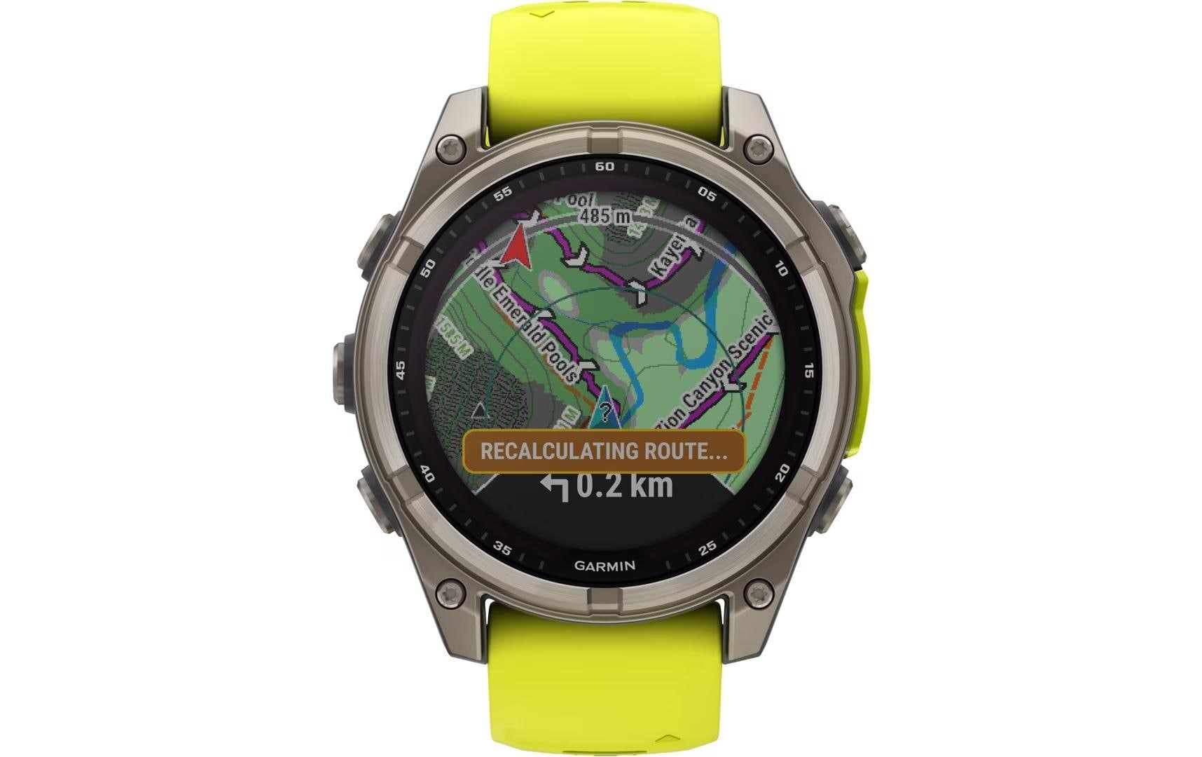 Garmin Smartwatch »Fenix 8 Solar Sapphire«(/ 1,3 ″)