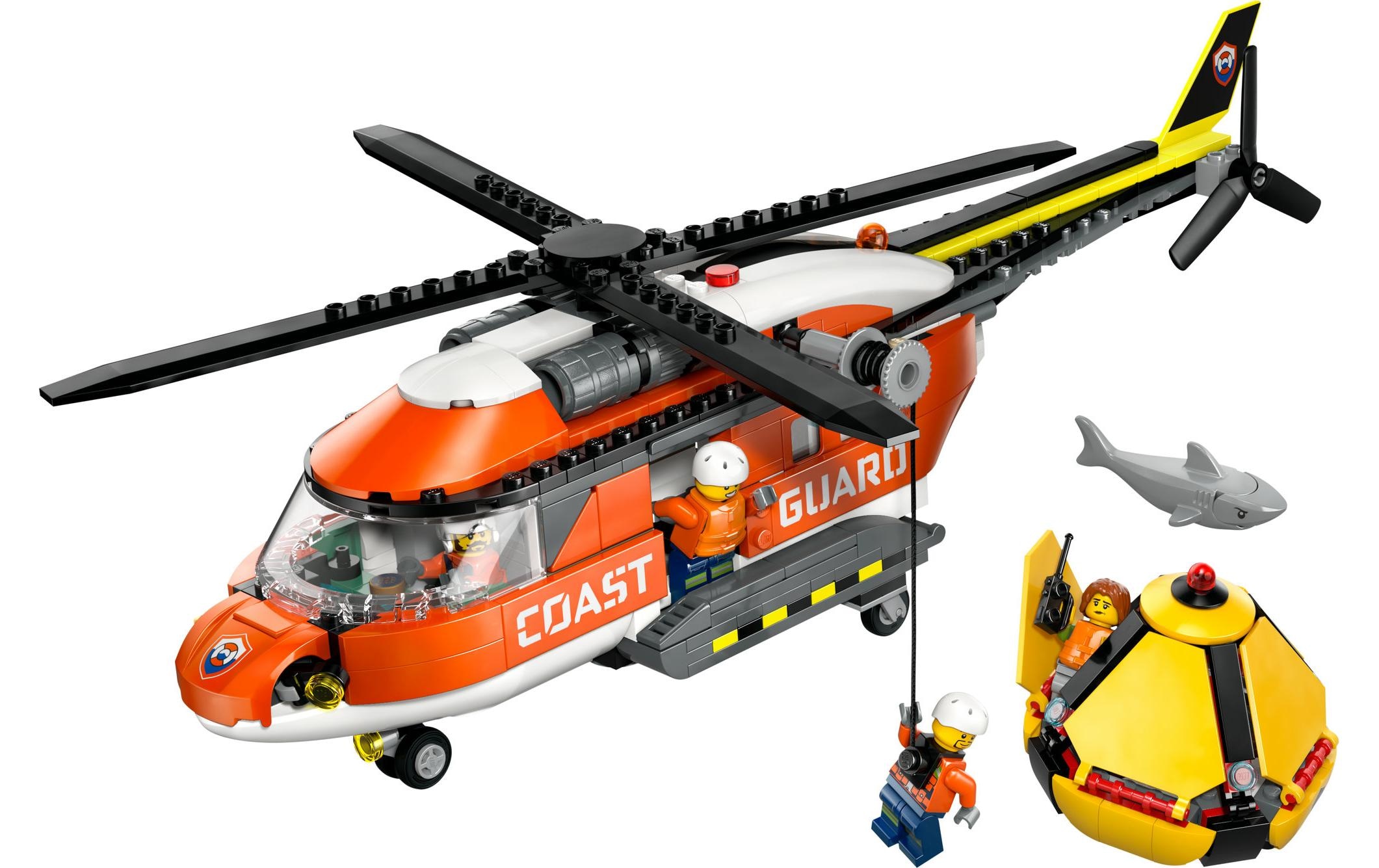   Pions de construction »City Hubschrauber der Küstenwache 60503« Kategorie: Alltägliches