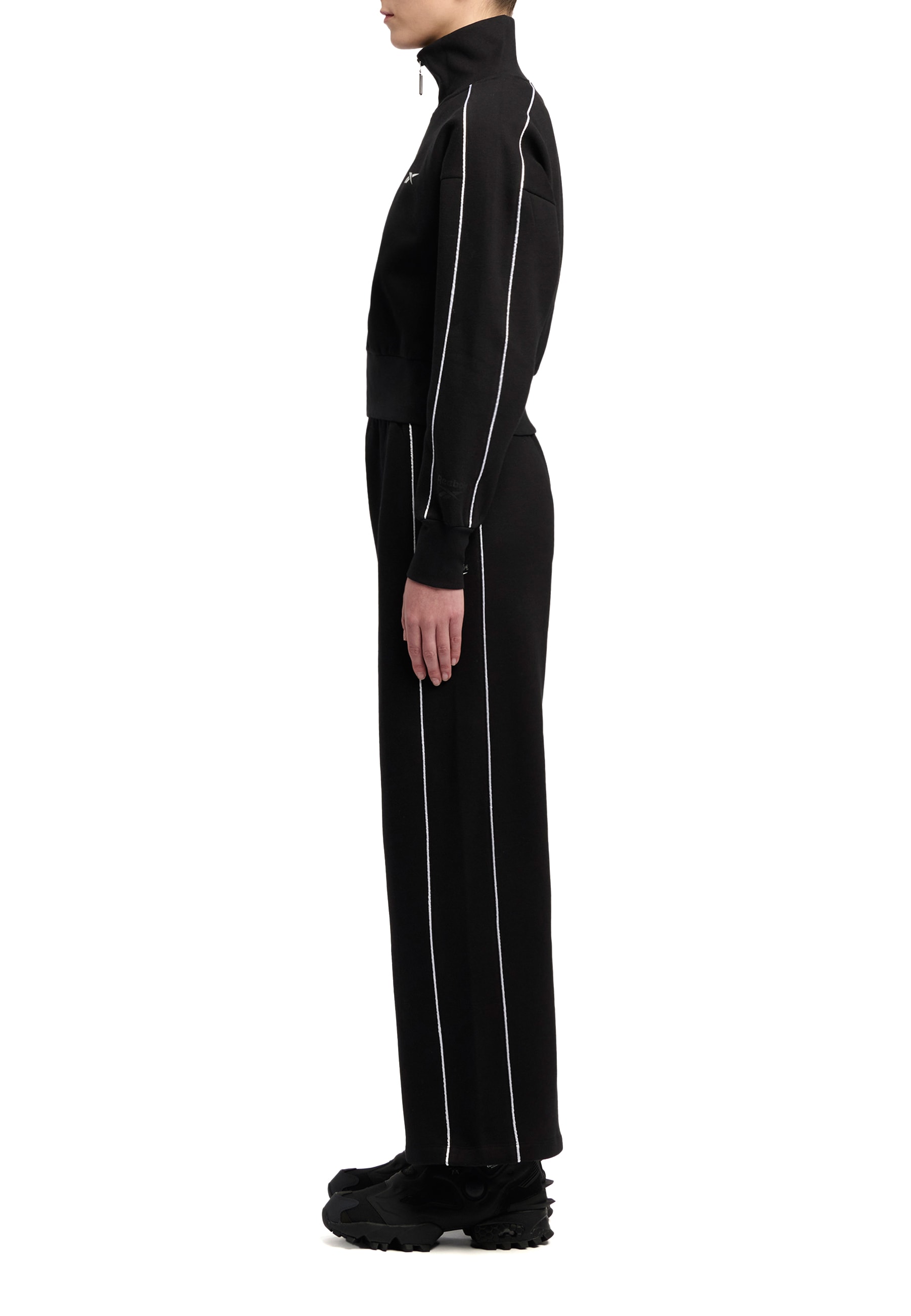 Reebok Pantalon palazzo »BAILEY WIDE LEG PANT«  à jambes larges, en coton et polyester, disponible des tailles XS à XXL