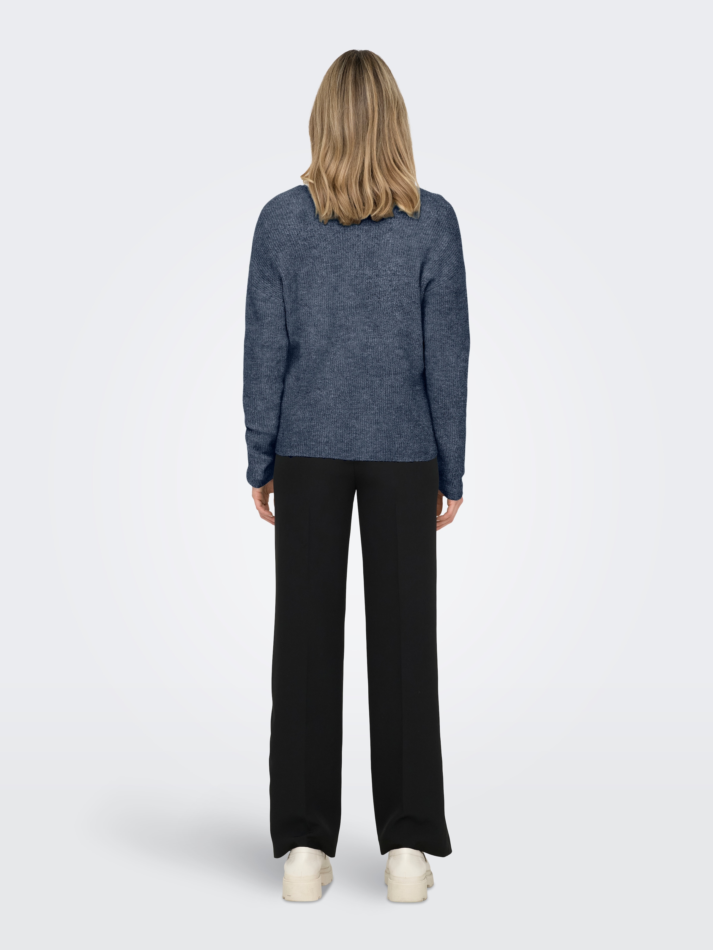 ONLY V-Ausschnitt-Pullover »ONLCAMILLA V-NECK L/S PULLOVER KNT NOOS« Materialmix, regular fit