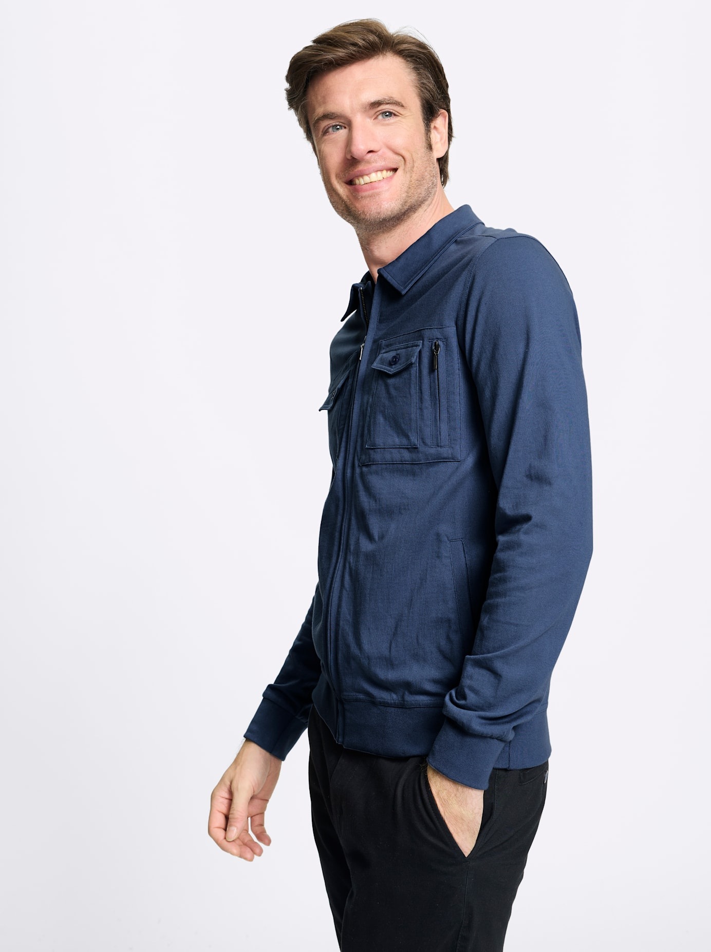 Marco Donati Shirtjacke »Langarm-Shirt« 1