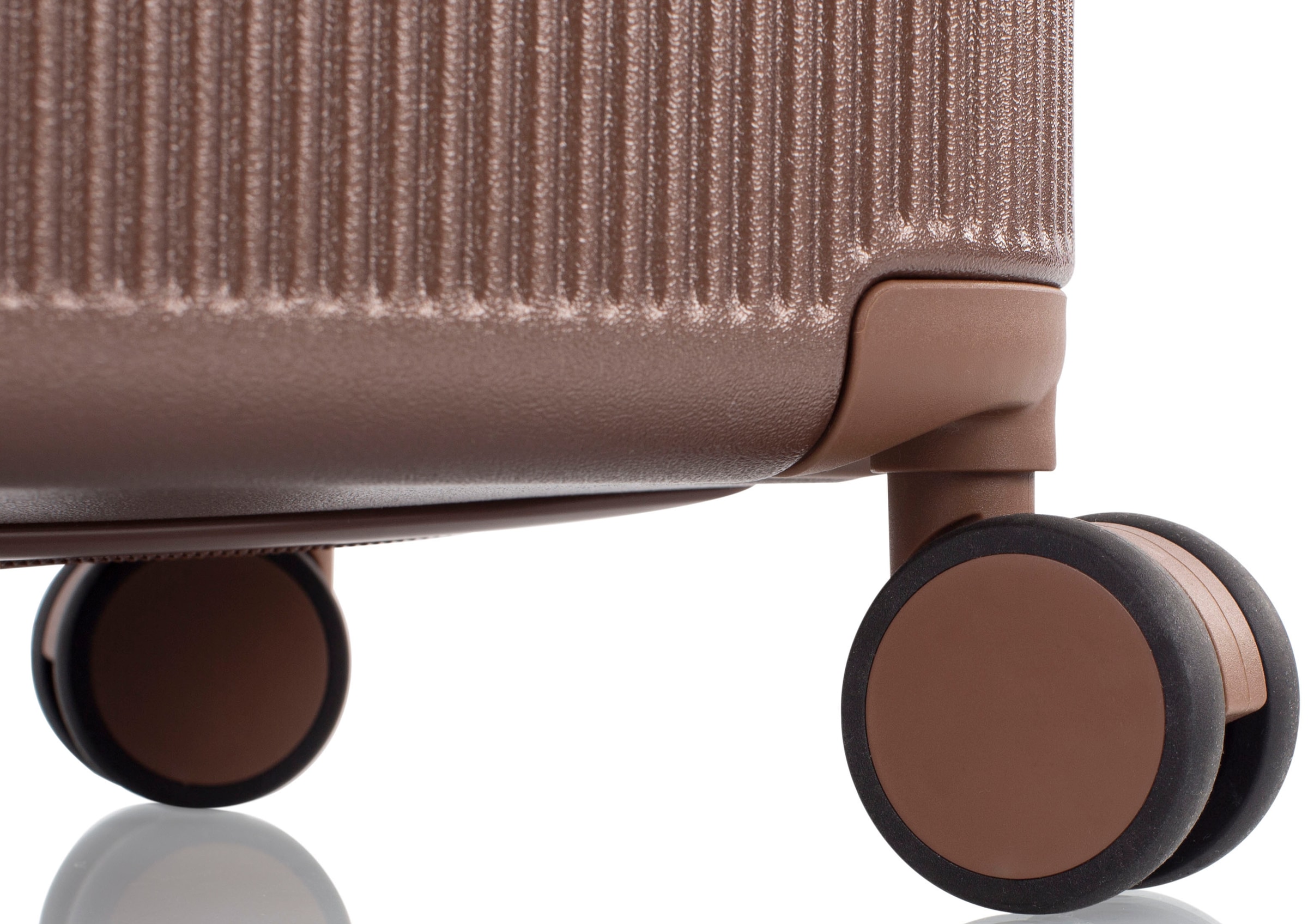 Heys Hartschalen-Trolley »Earthtone, verschiedene Grössen und Farben« 43 l 4 Rollen Heys  Reisegepäck TSA Schloss Volumenerweiterung