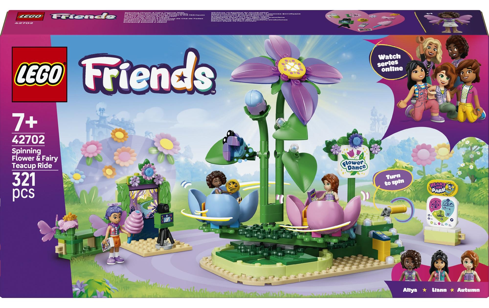 LEGO® Pions de construction »Feentassen-Karussell mit Blumendeko (42702), LEGO Friends« fabriqué en Europe