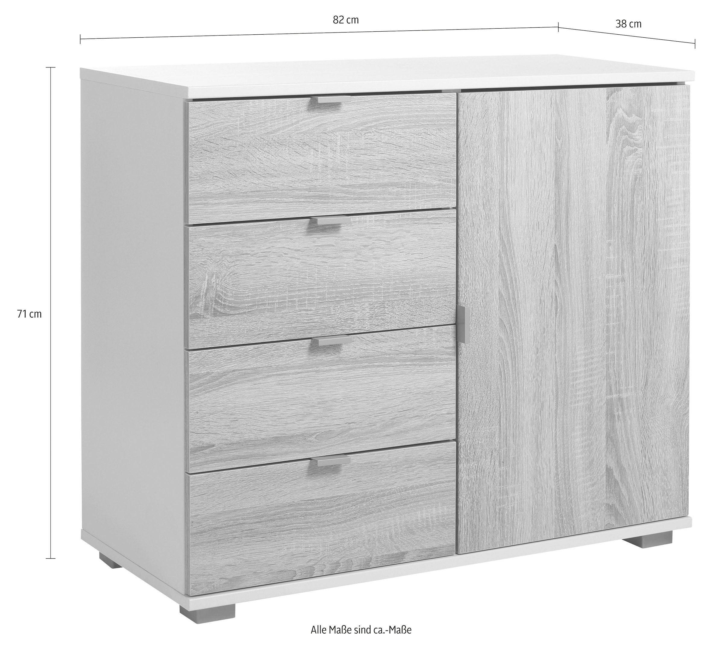 priess Sideboard Breite 82 cm