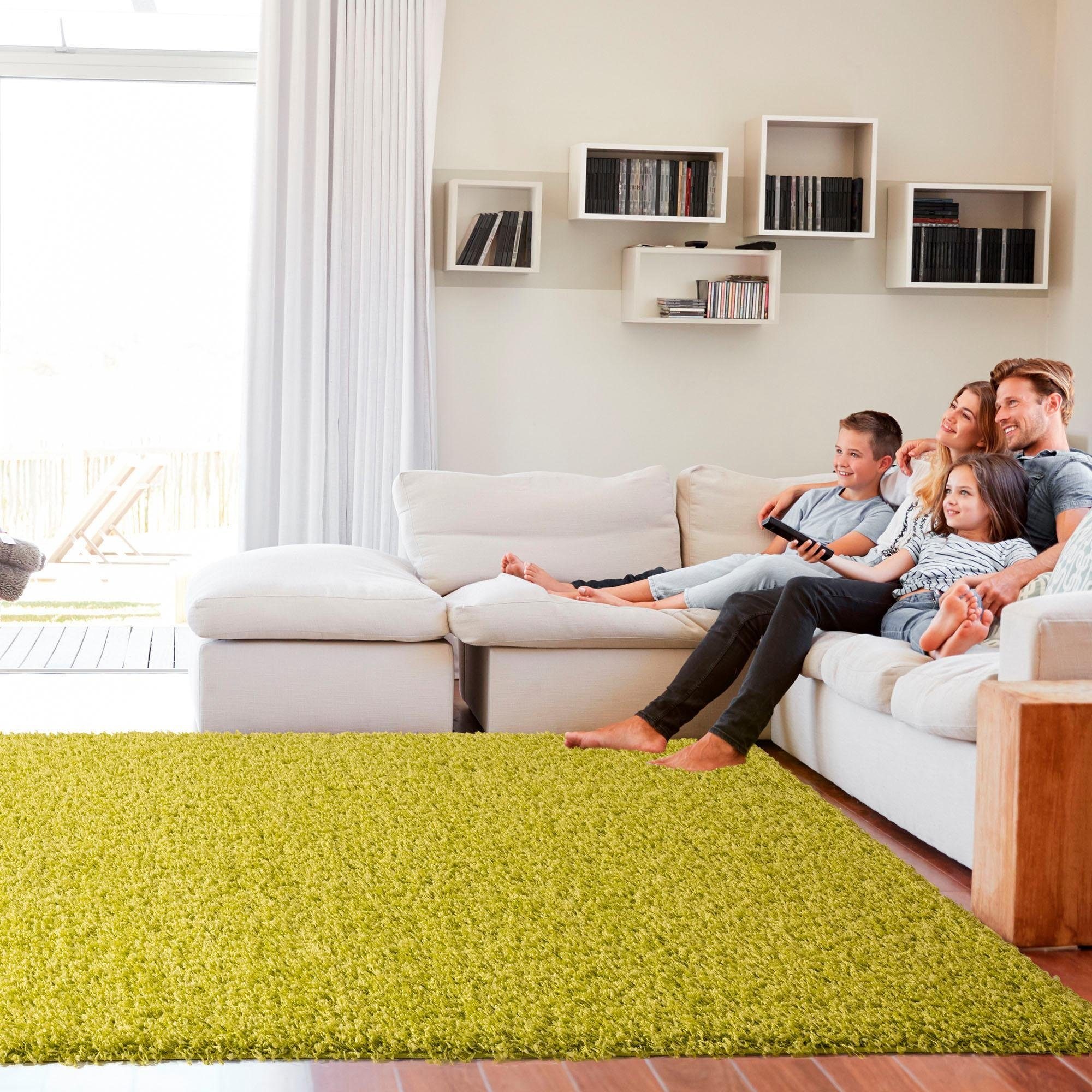 Sanat Hochflor-Teppich »LOCA« rechteckig 30 mm Höhe Wohnzimmer, Langflor, Shaggy, Schlafzimmer