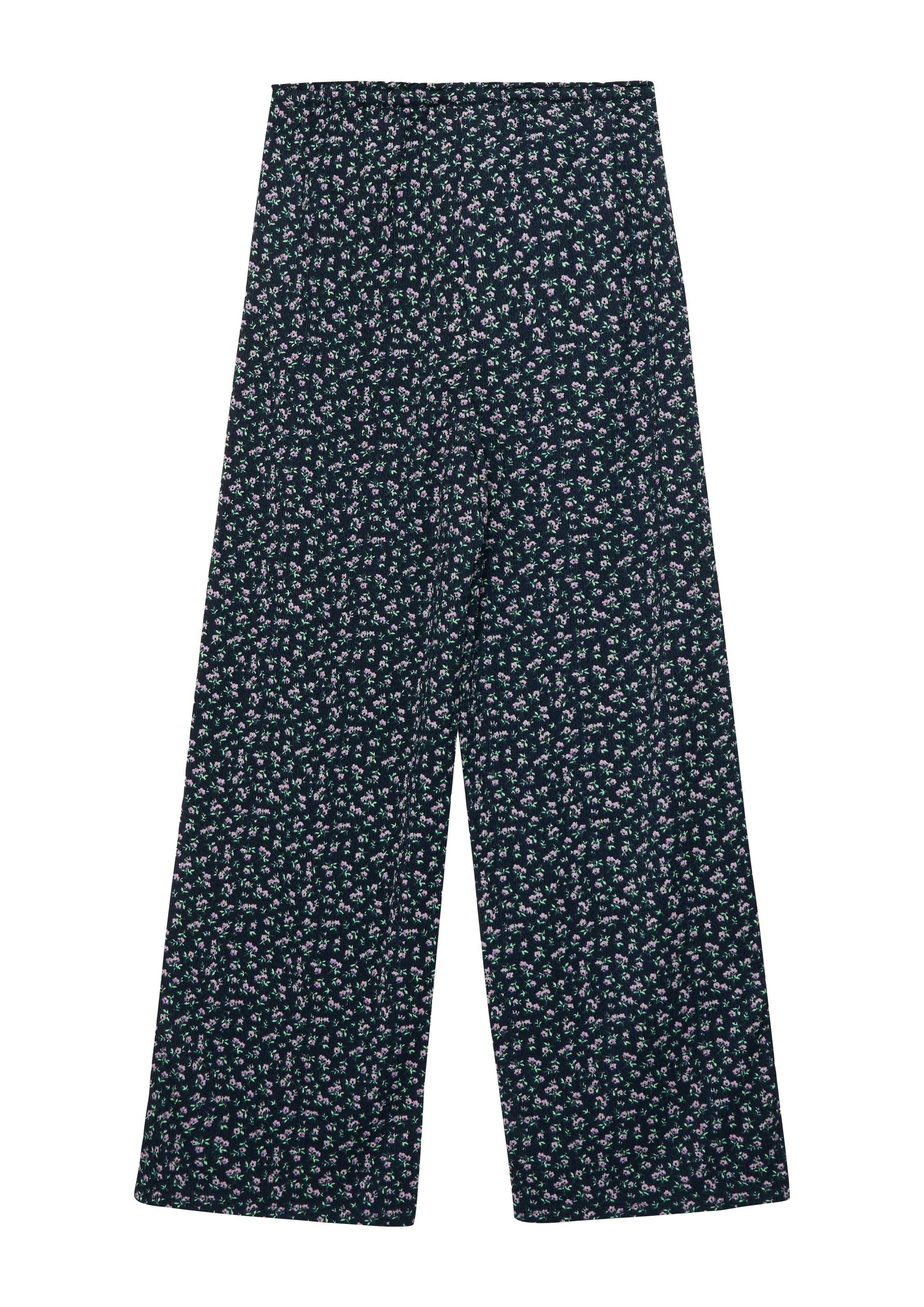 s.Oliver Junior Pantalon en tissu  avec imprimé floral minimaliste, pour filles