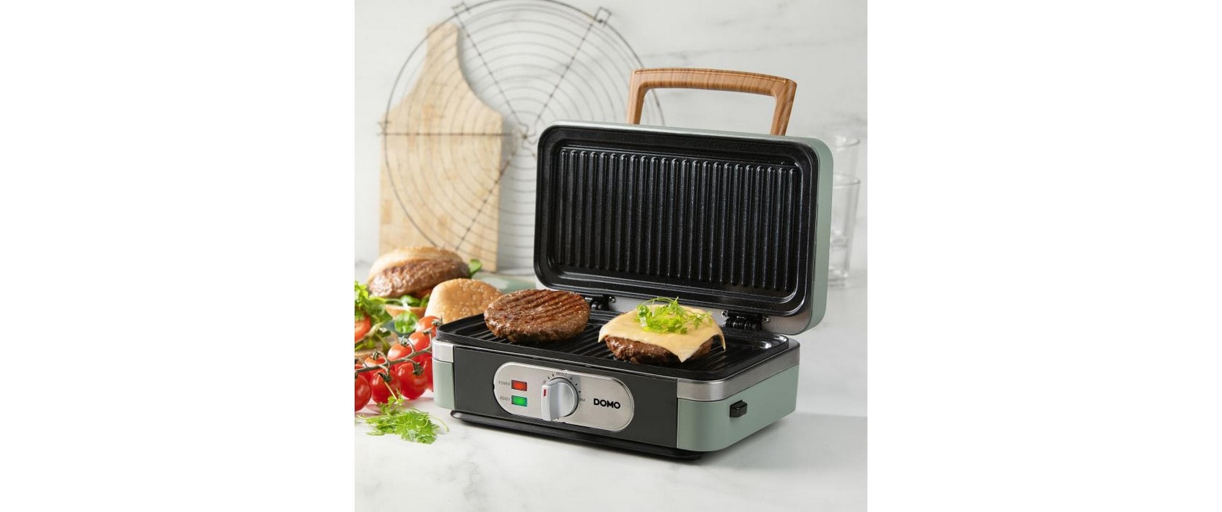 Domo 3-in-1-Kombi-Waffeleisen »DO9276C , Mint« 1100 W