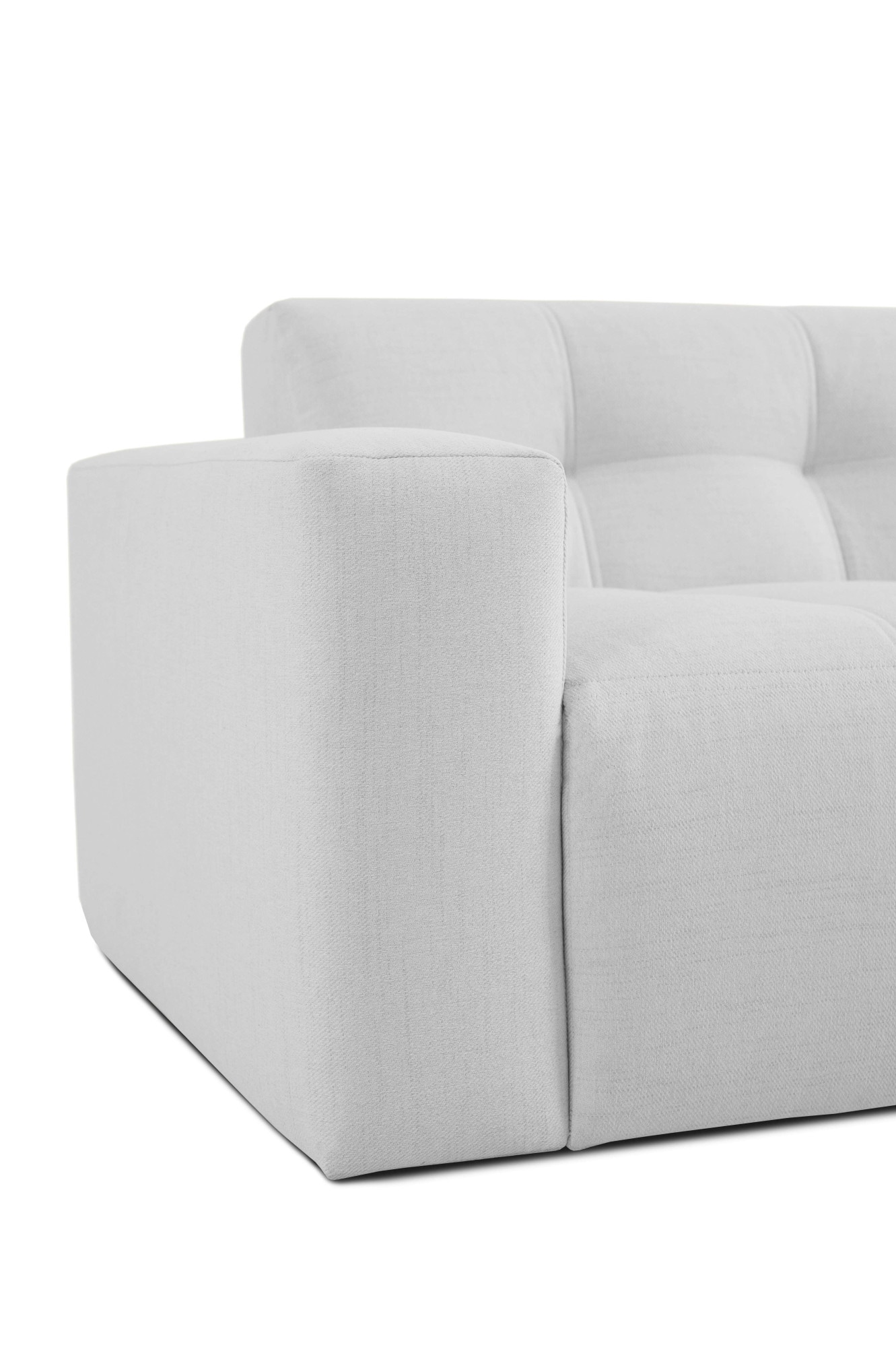 GOODproduct Canapé d'angle »Tapley« Breite 221 cm,Boucle, Struktur fein, mit Knopfsteppung, bodentief