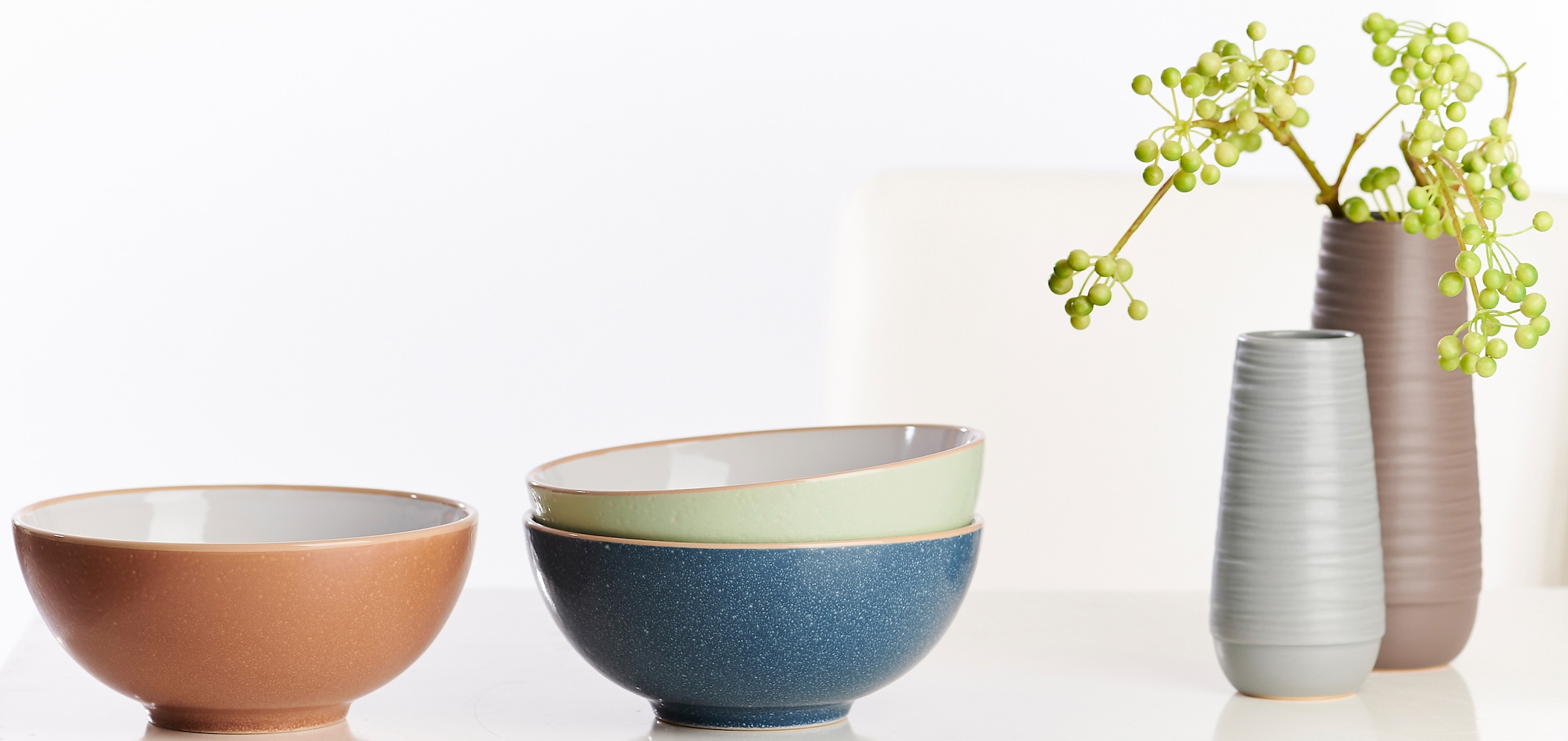 Ritzenhoff & Breker Schale »Puebla« 2 Stk. aus Steinzeug Buddha-Bowls, Ø 17,5 cm