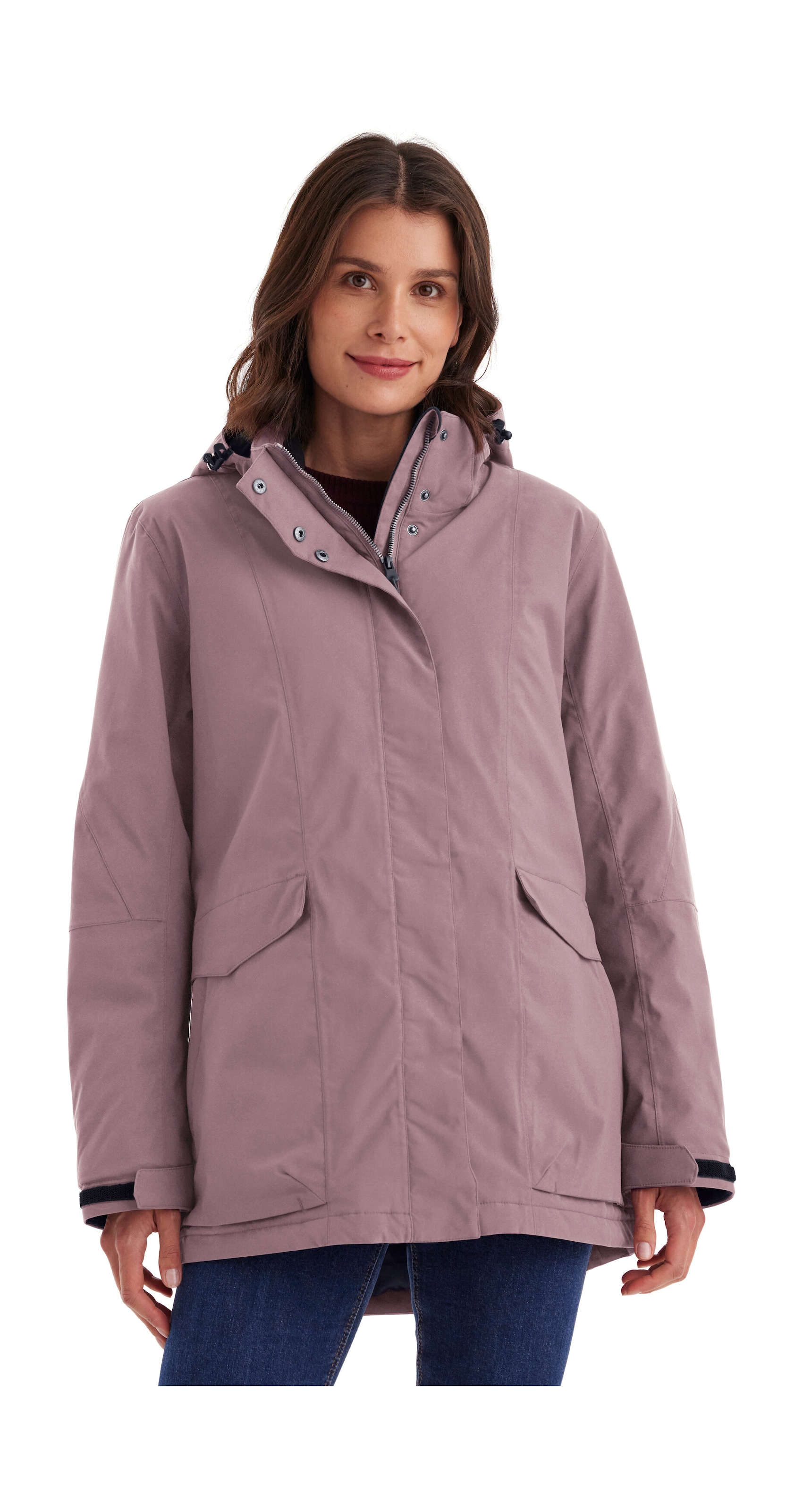 Killtec Veste fonctionnelle »Damen Jacke« Wasserdichte, atmungsaktive Damenjacke mit abnehmbarer Kapuze
