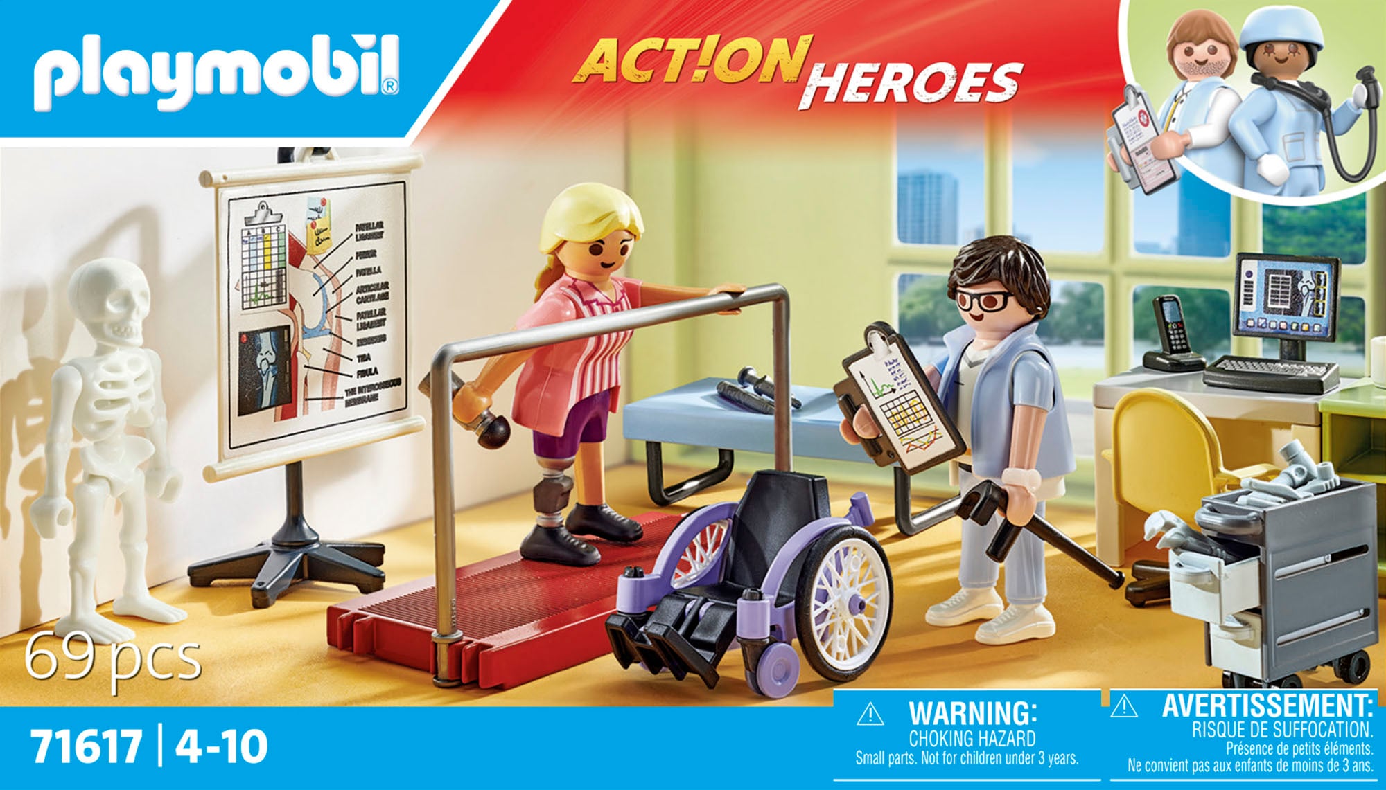 Playmobil® Jeu de construction »Orthopädie (71617), Action Heroes« Made in Europe