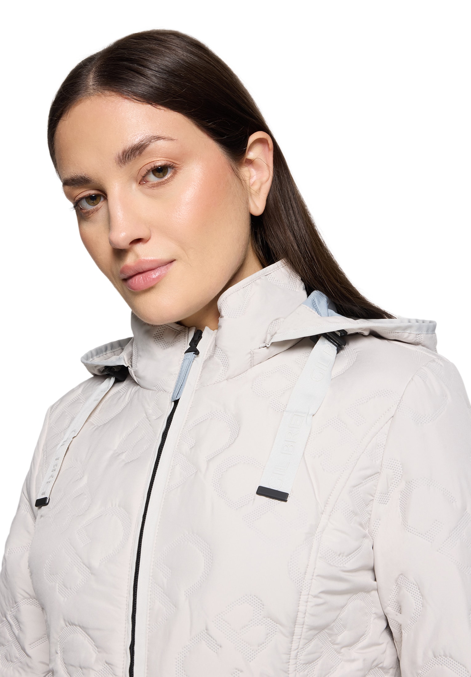 Gil Bret Outdoorjacke mit Kapuze mit Strukturmuster