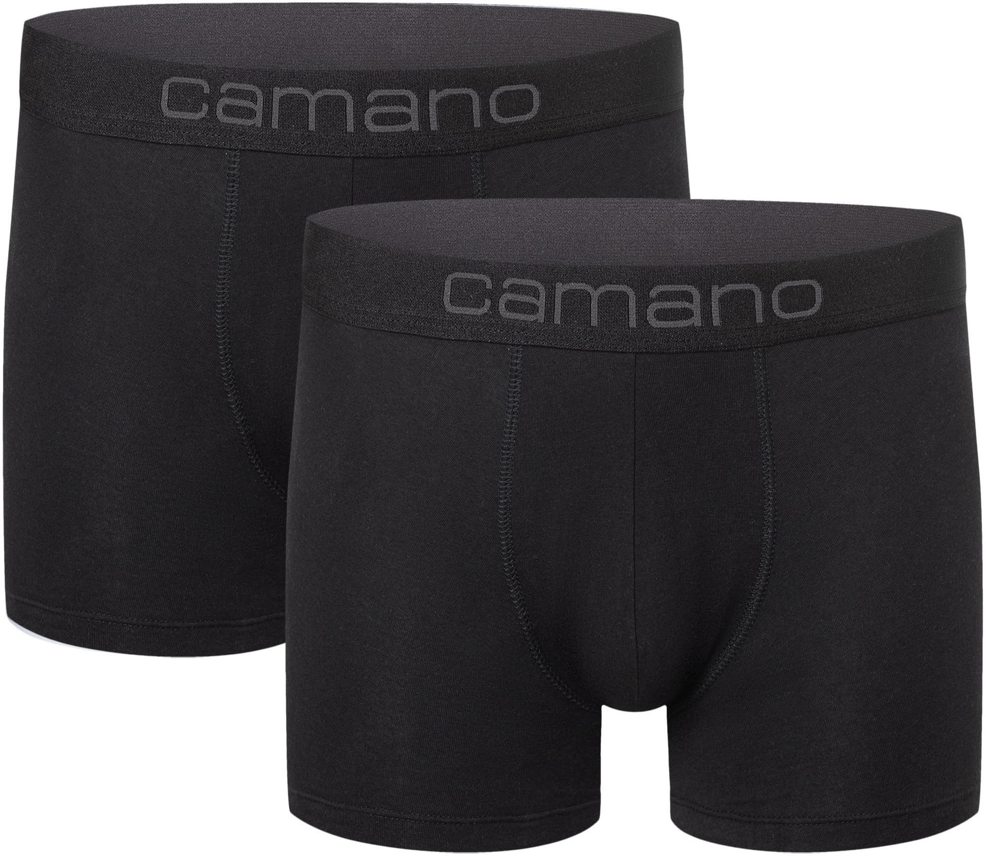 Camano Boxershorts »comfort« mit elastischem Logobund
