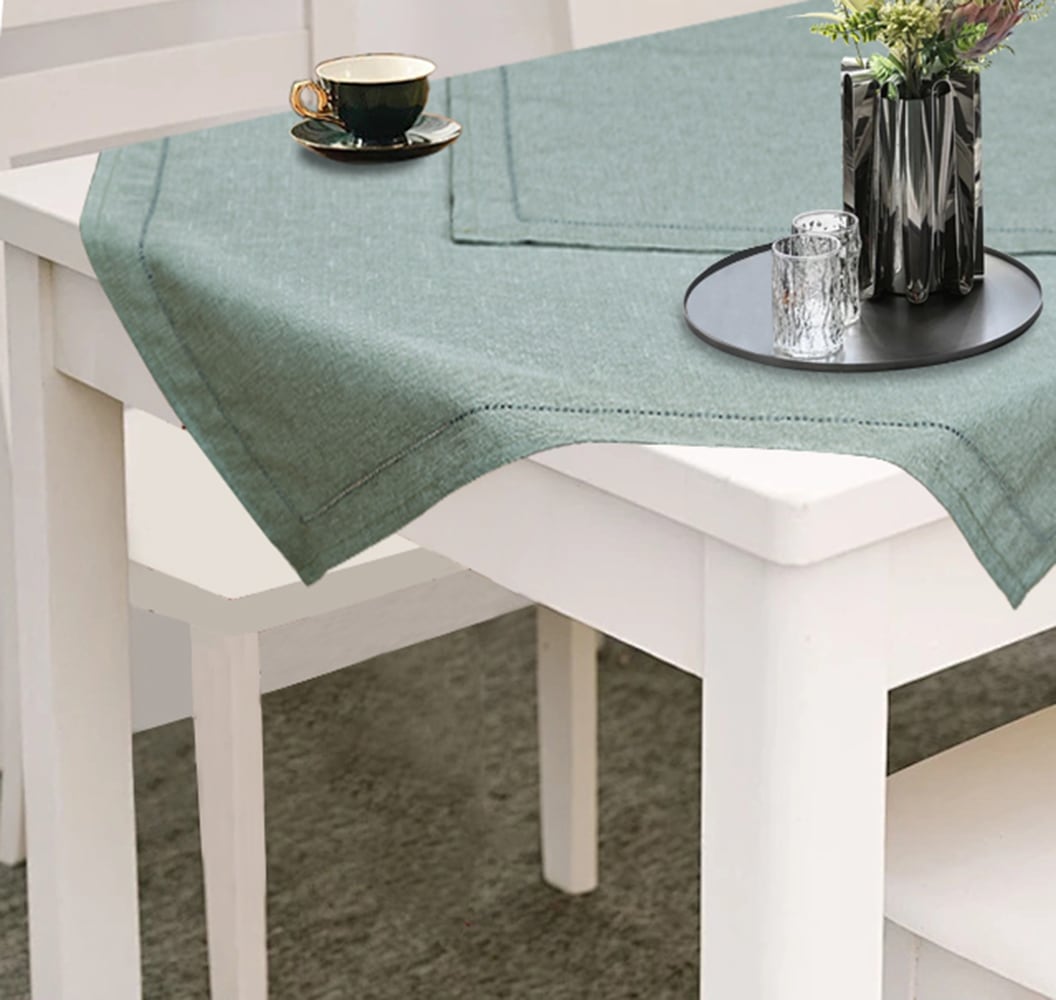 my home Nappe »Sebastien« 80x80,  Leinenoptik, Tischdecke, Tischdekoration, Einfarbig