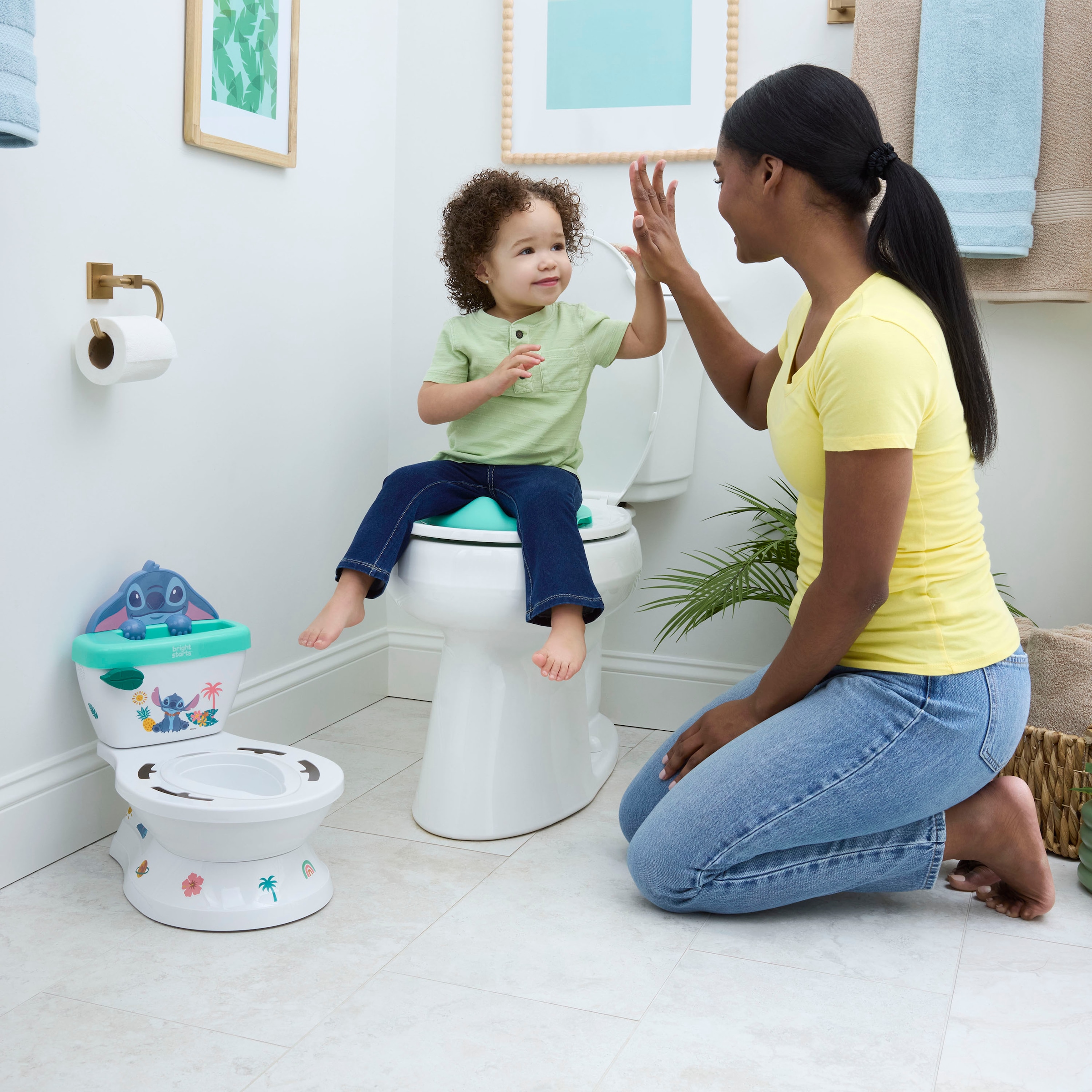 Bright Starts Toilettentrainer »Stitch My Size Potty«