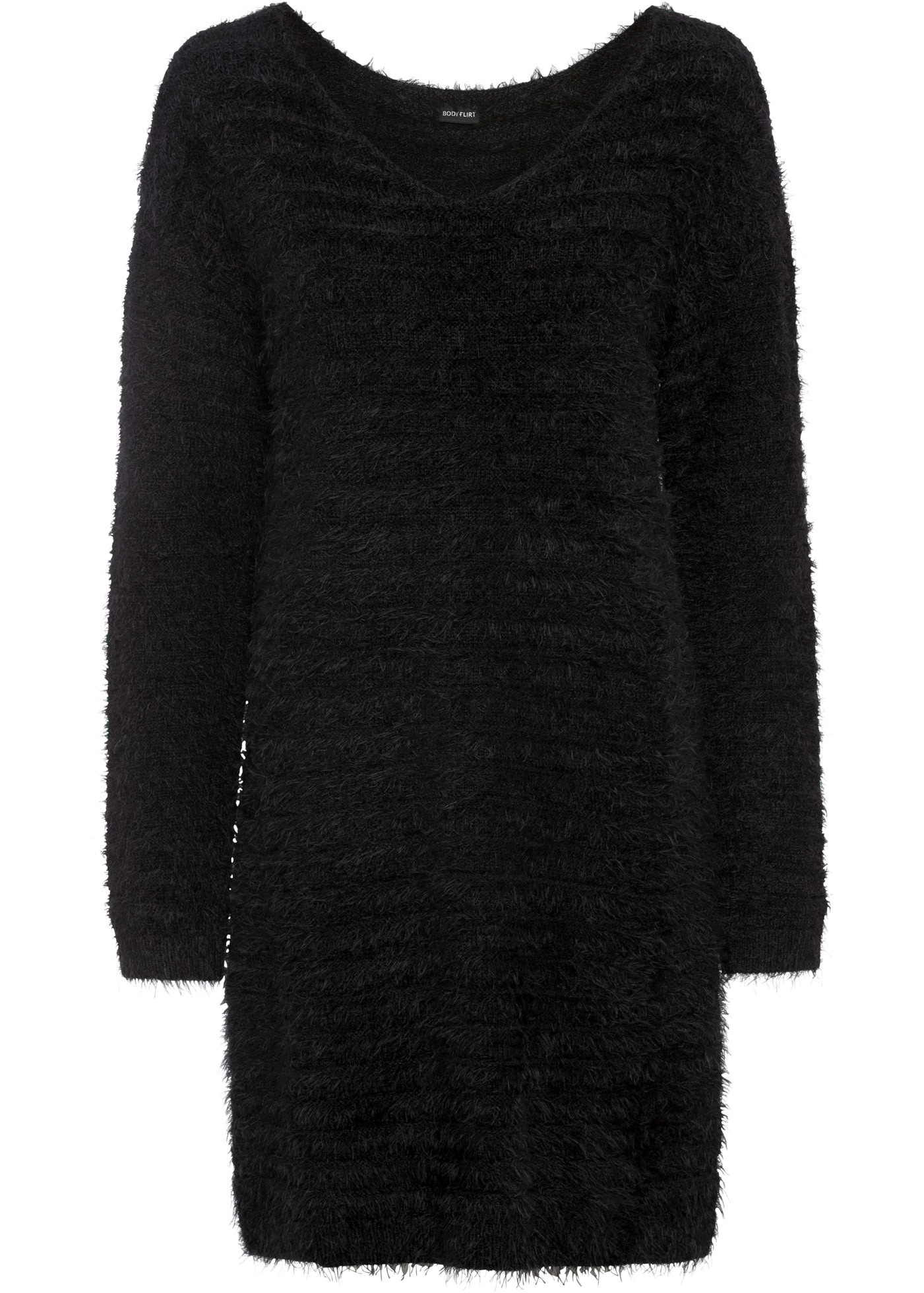 bonprix Longpullover »Flauschiger Long-Pullover« Flauschiger Long-Pullover