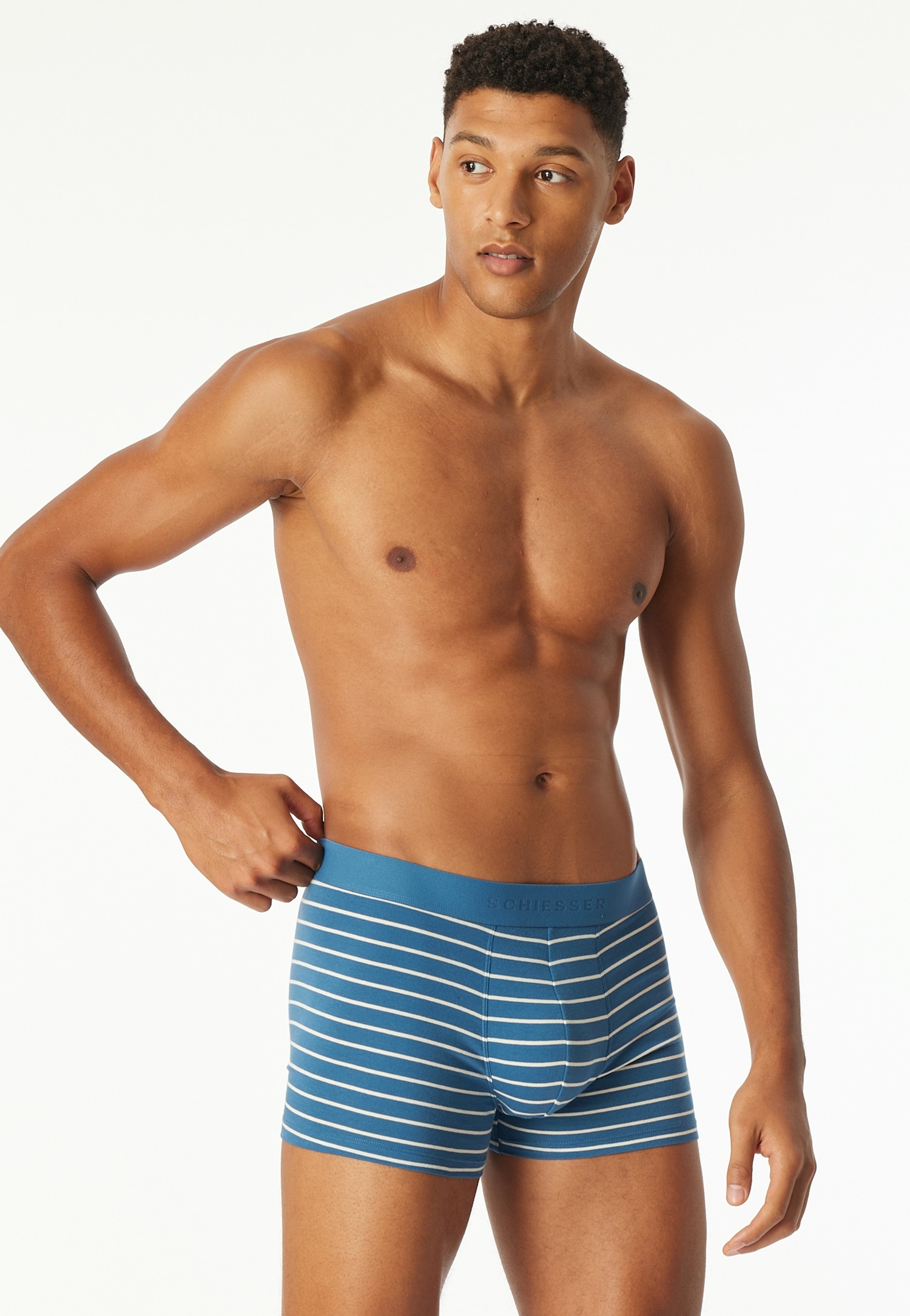 Schiesser Boxer »95/5 Multipacks« sans braguette, ceinture élastique tissée avec logo douce