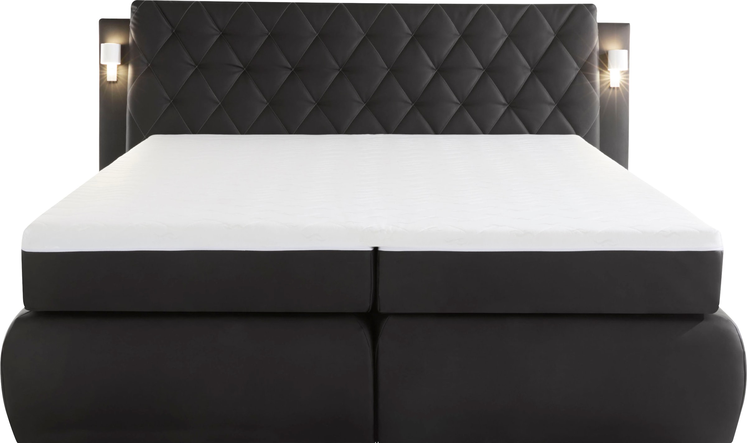 COLLECTION AB Lit boxspring inklusive Bettkasten, LED-Beleuchtung und Topper