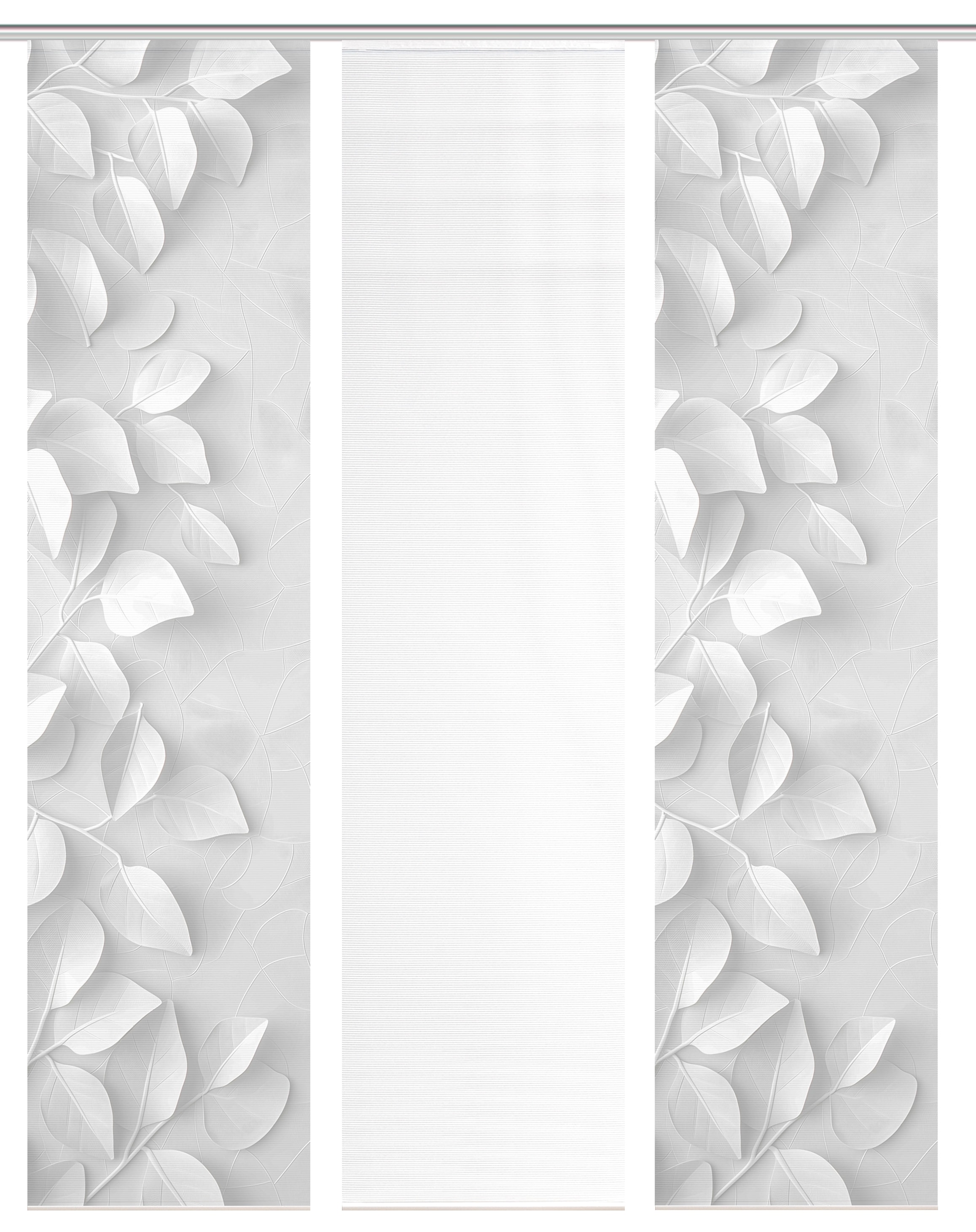 Vision S Rideau coulissant »RIXA« Support de panneau 3 cuis tlg. rideau coulissant, aspect bambou, impression numérique, SET