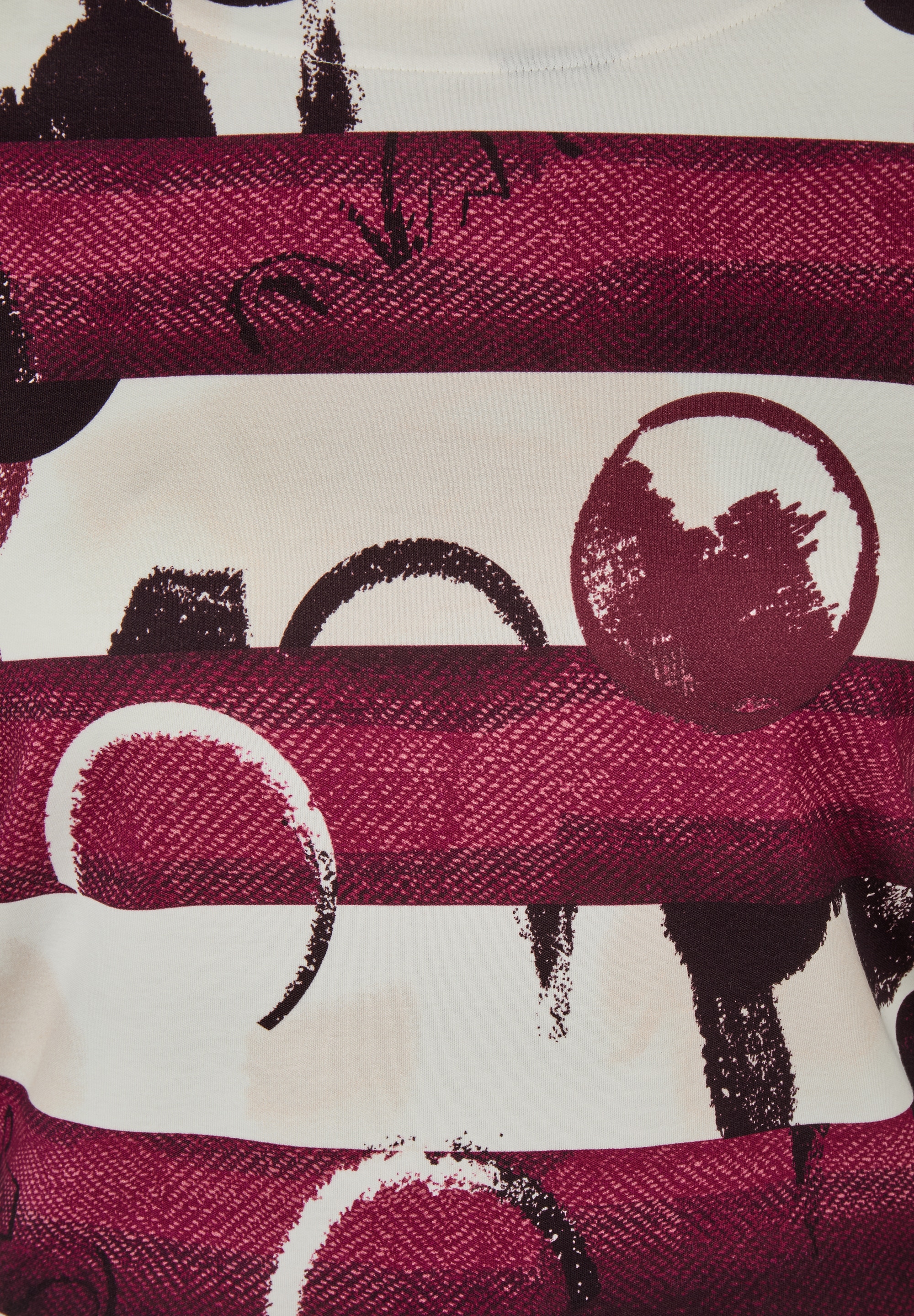 Rabe T-shirt à manches 3/4 avec motif graphique