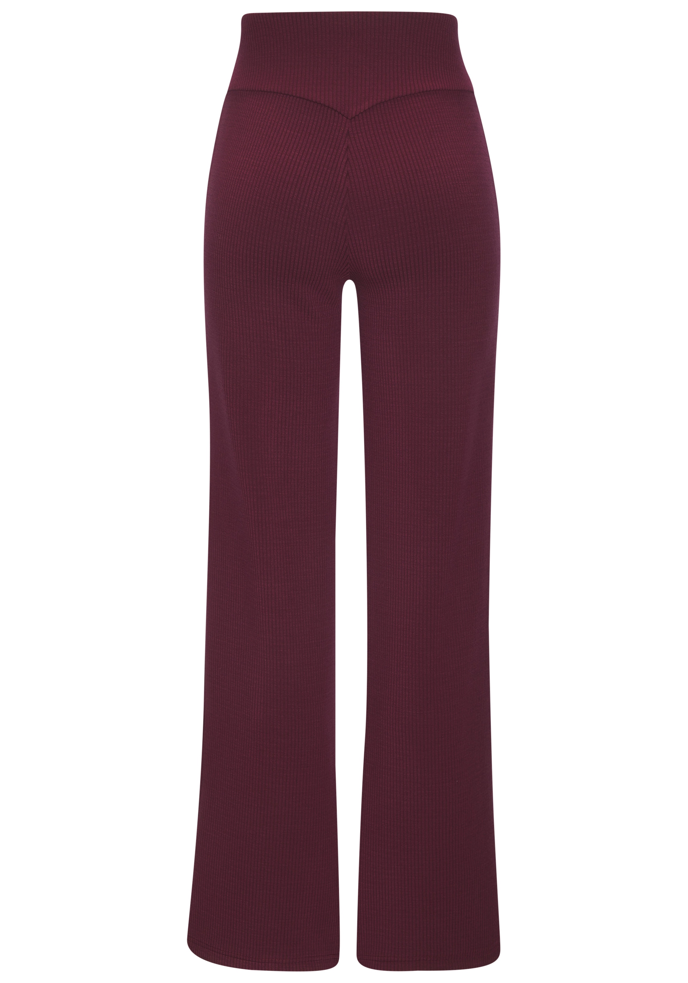 LASCANA ACTIVE Pantalon de sport  aus elastischer Rippstruktur