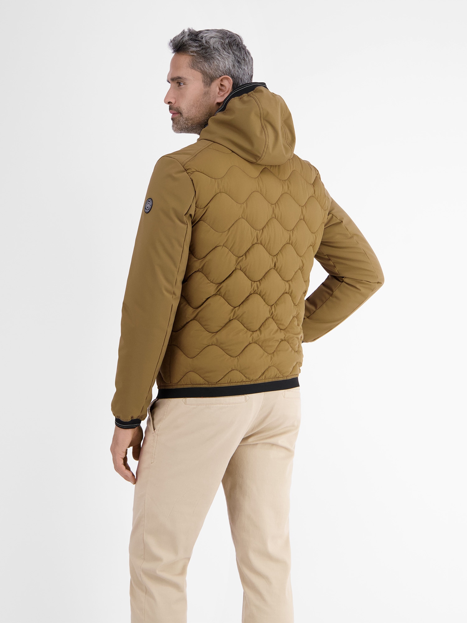 LERROS Veste d'extérieur »Softshell-Hybrid Blouson« mit Kapuze