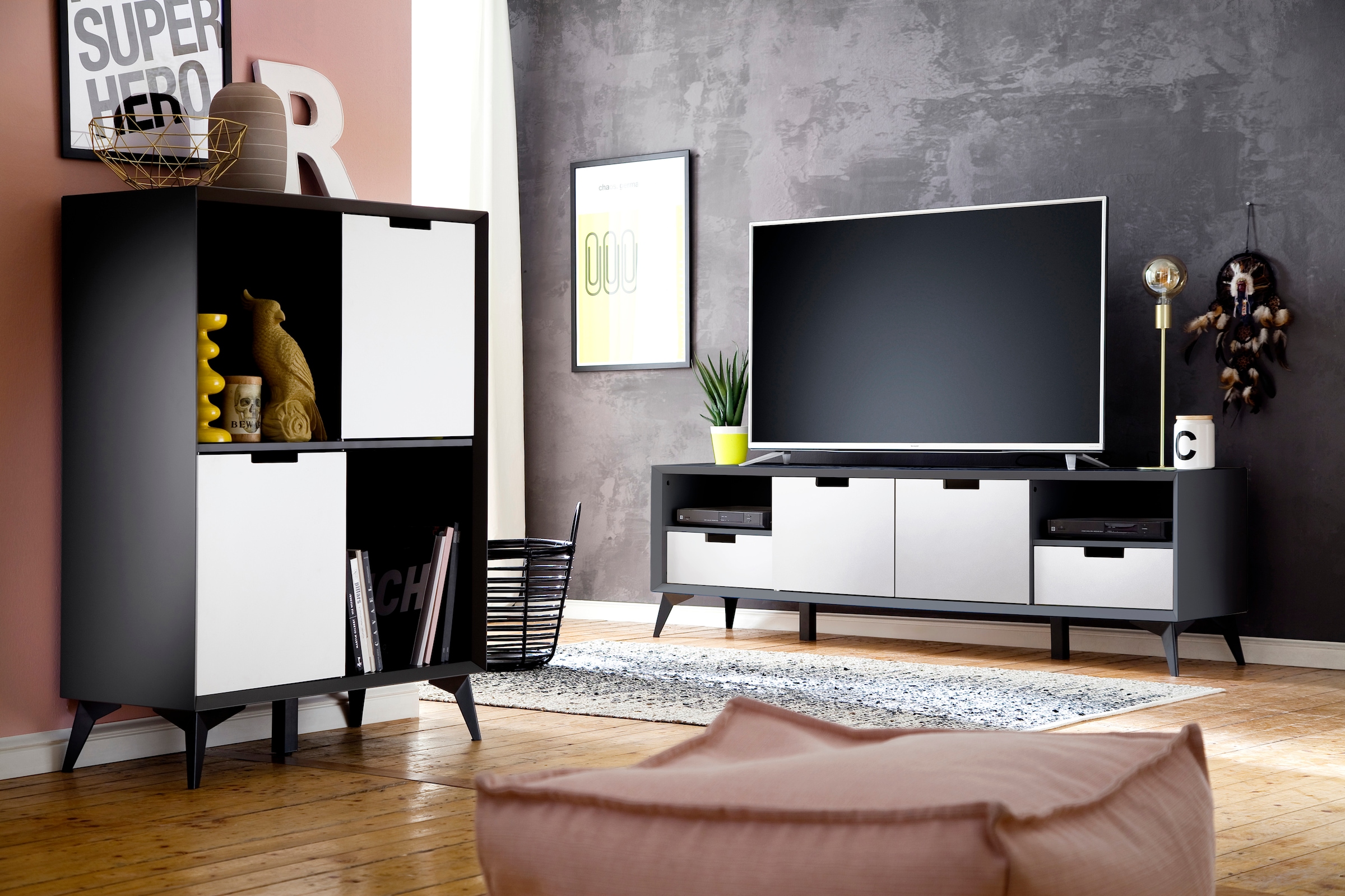 MCA furniture Lowboard »Netanja« Breite ca. 180 cm