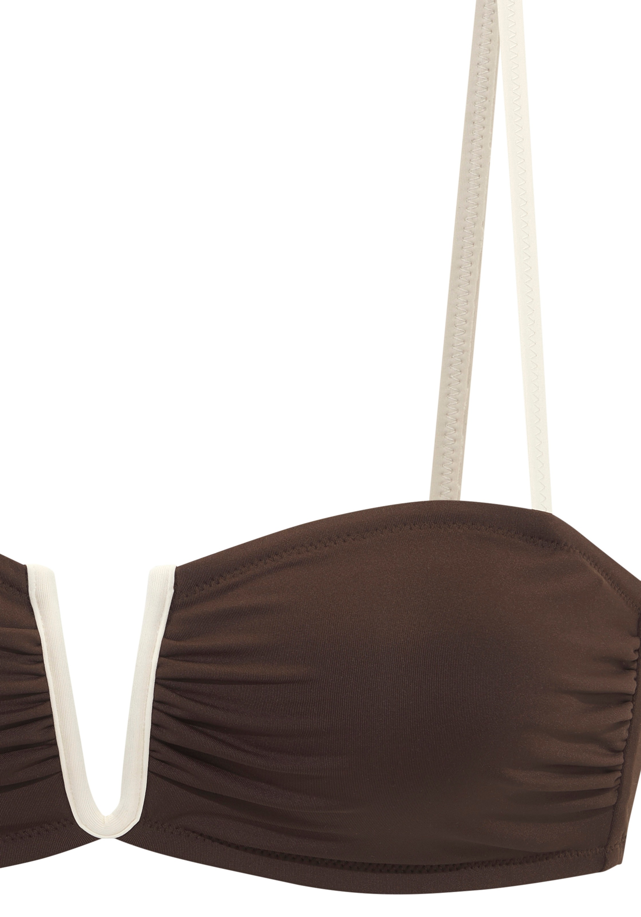 Copenhagen Studios Top bikini bandeau »Emma« mit Kontrastdetails