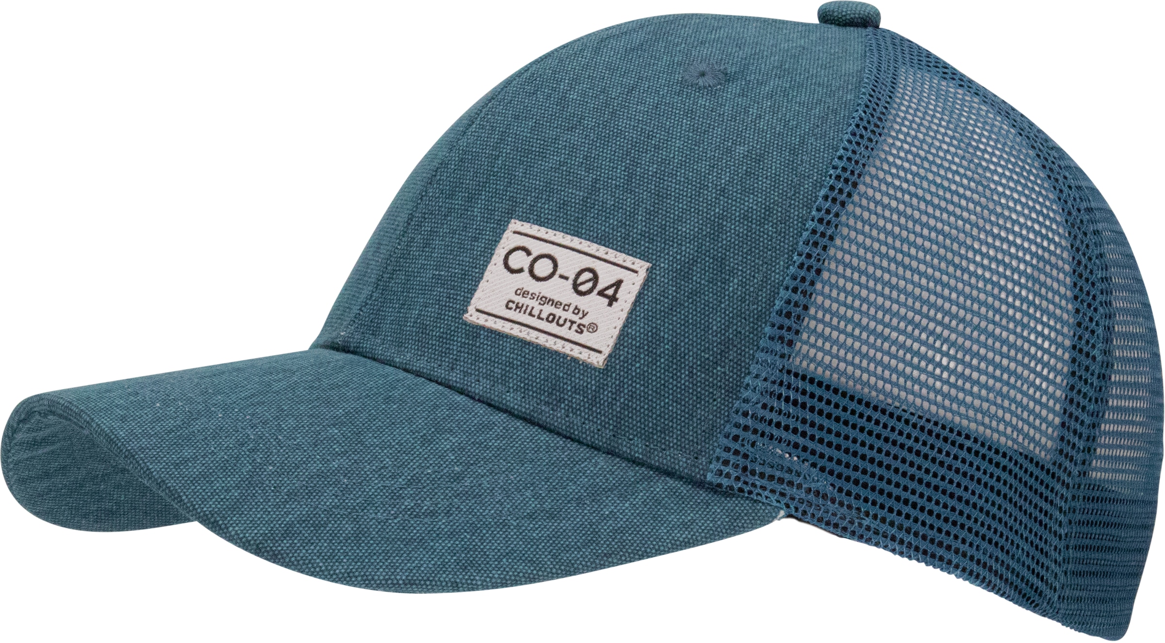 chillouts Baseball Cap »Denver Hat« mit luftdurchlässigem Netzrücken & stylischem Logo-Patch