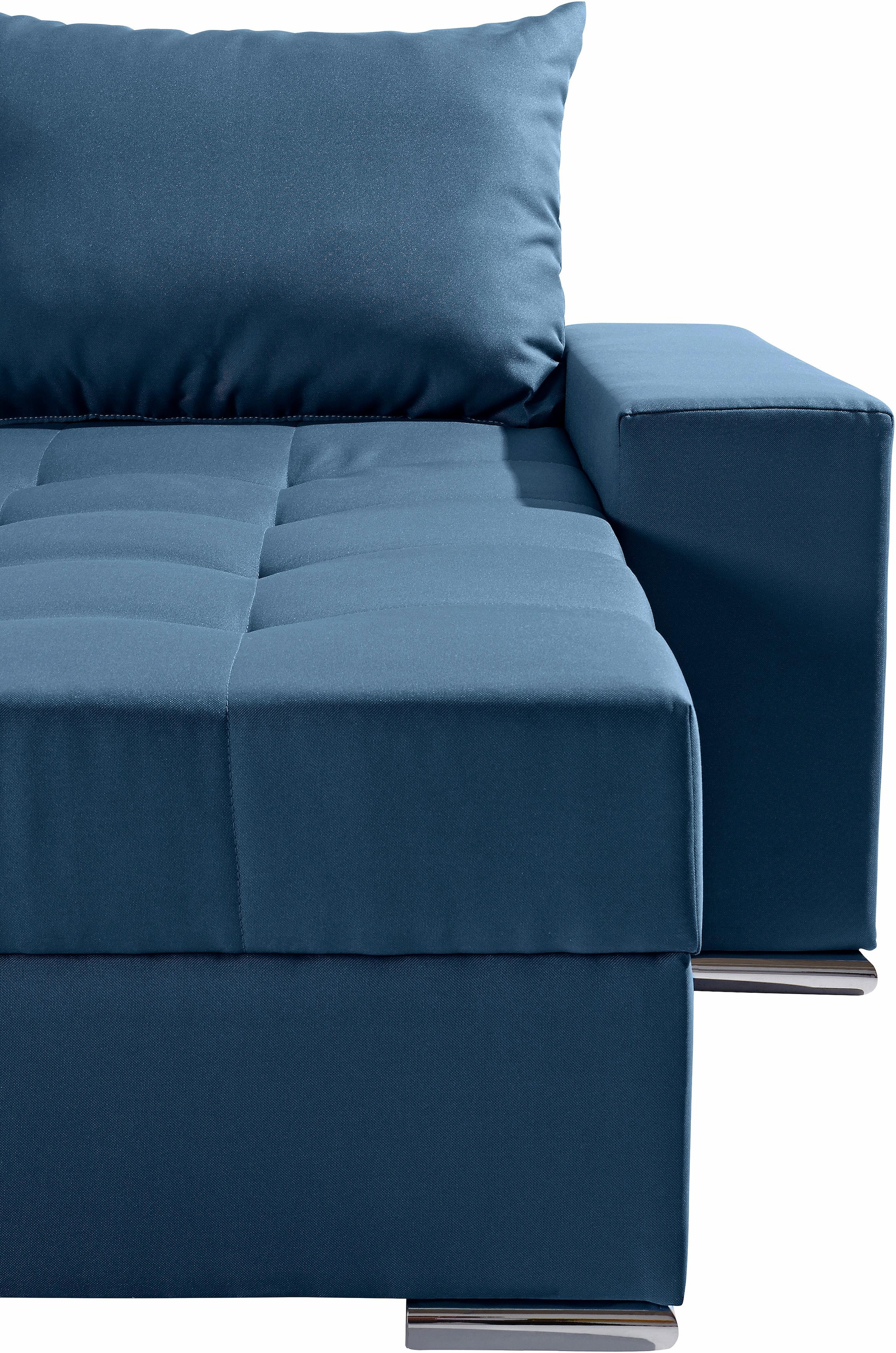 COLLECTION AB Paysage de salon »Josy XL U-Form, Breite: 313 cm« mit Bettfunktion, Bettkasten & 2 Zierkissen, Federkern