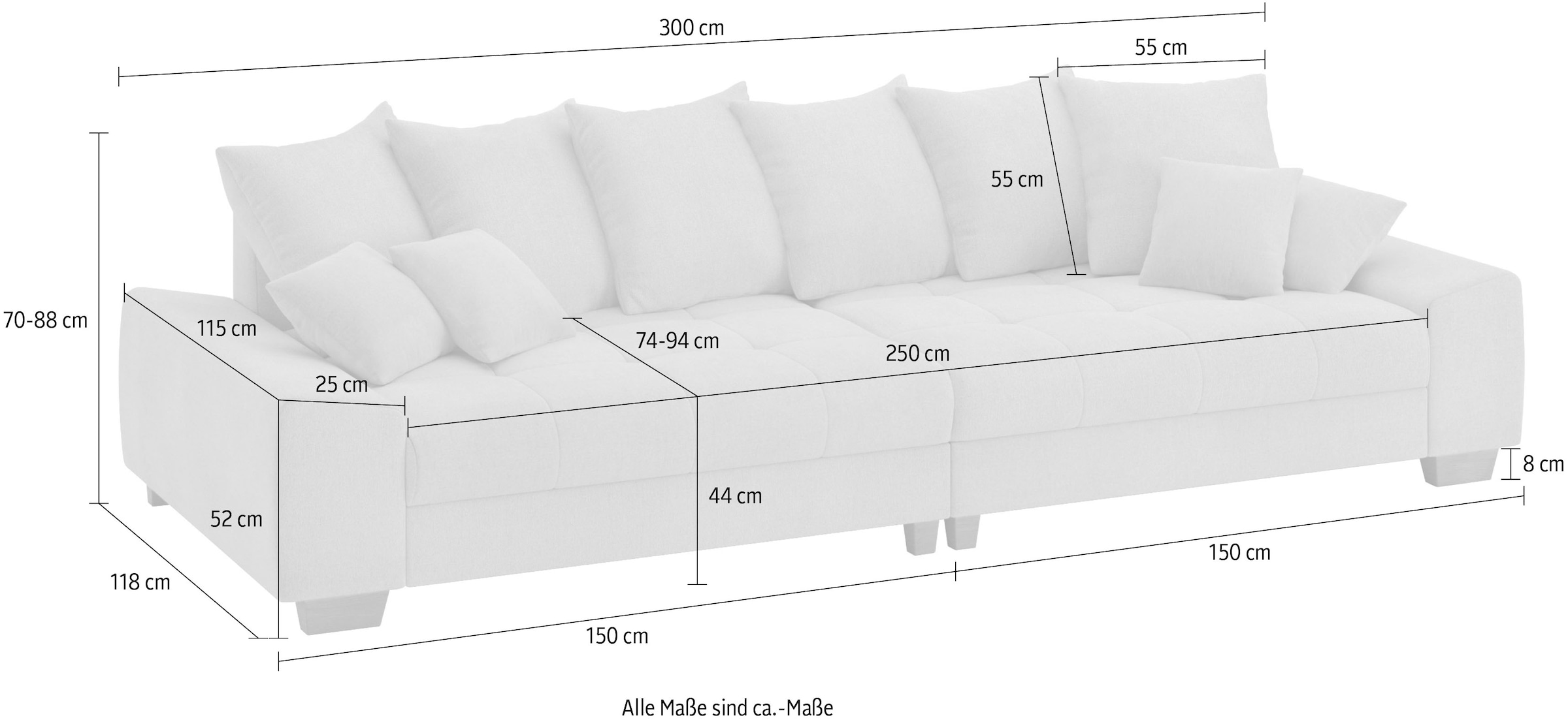 Mr. Couch Big-Sofa »Nikita II«