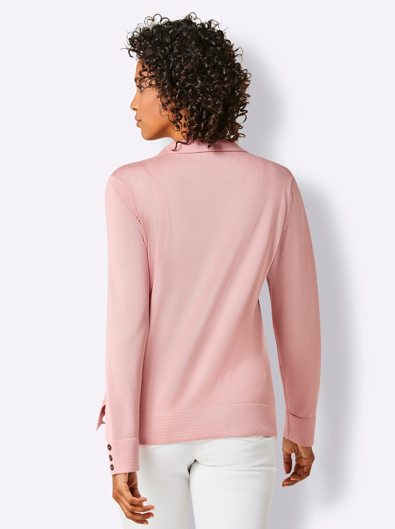 CREATION L PREMIUM Pull à col polo »Baumwoll-Pullover«