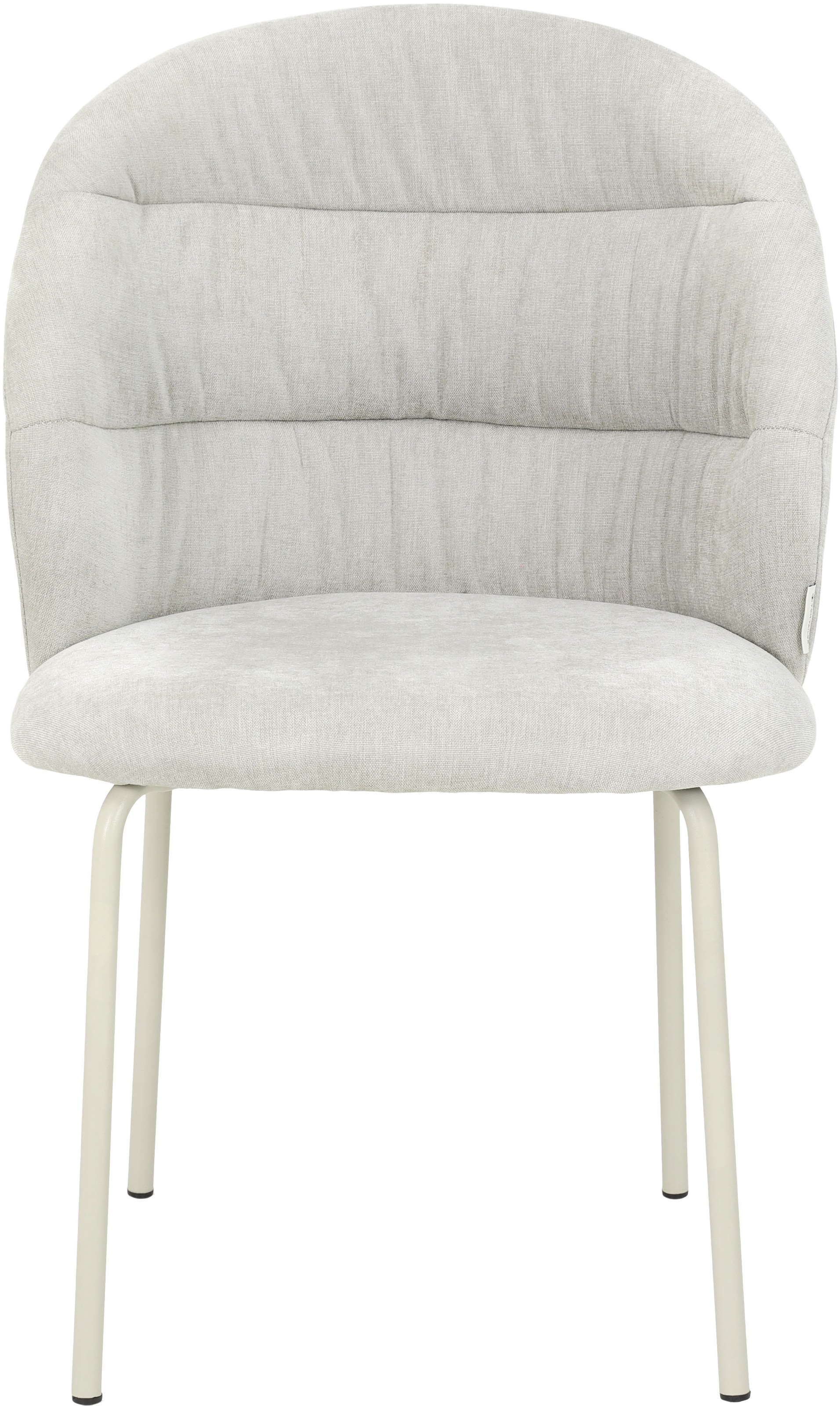 TOM TAILOR HOME 4-Fussstuhl »LEAF CHAIR« (Set) 2 Stk.4-Fussgestell, Raffung in der Rückenlehne
