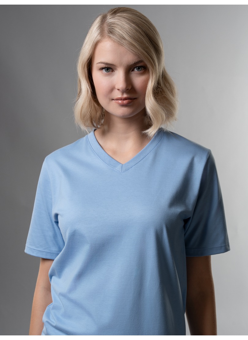Trigema T-shirt »TRIGEMA V-Shirt DELUXE Baumwolle« 1 cuis