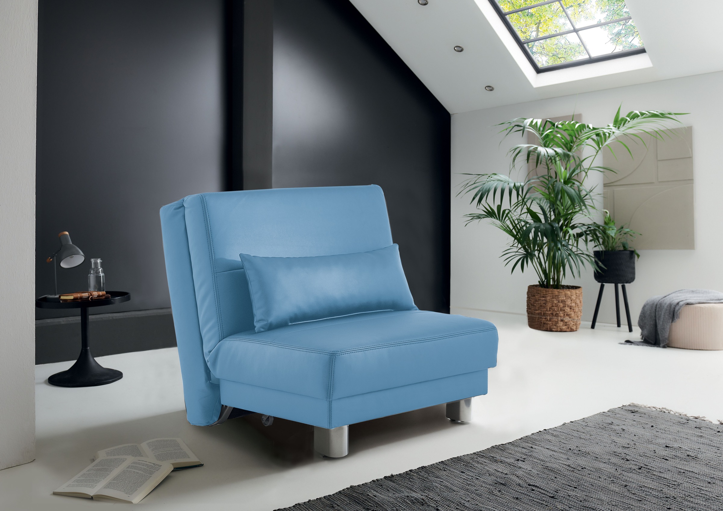 Home affaire Canapé-lit »Gina« mit einem Handgriff vom Sofa zum Bett