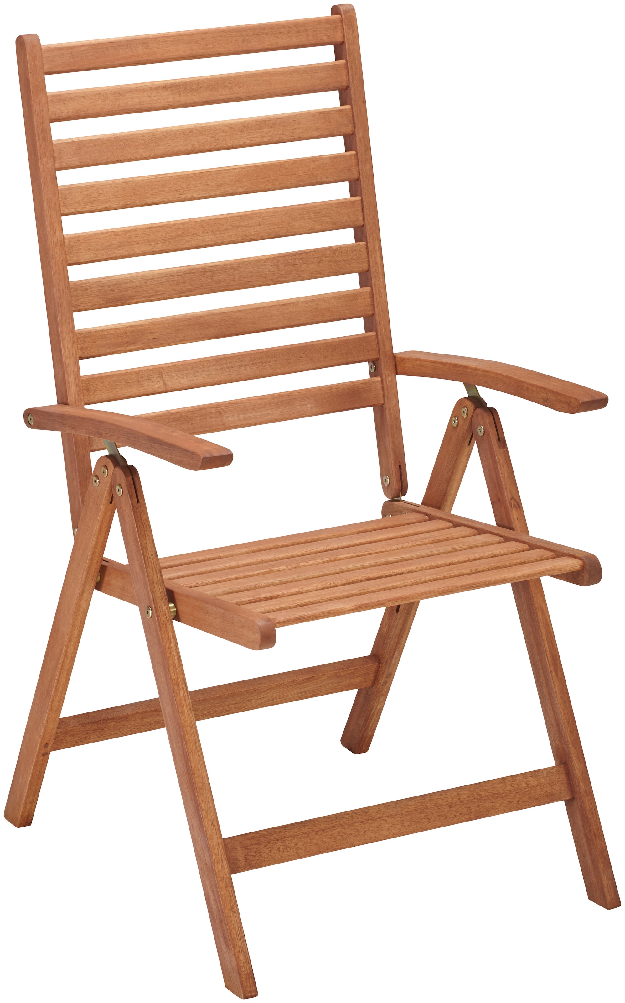 MERXX Salon de jardin »Borkum, TOPSELLER!« 6x Sessel, inkl. Sitz- und Rückenkissen, 1x Klapptisch 135x85 cm, 13 cuis tlg. Eukalyptusholz, FSC® Mix, geeignet für 6 Personen