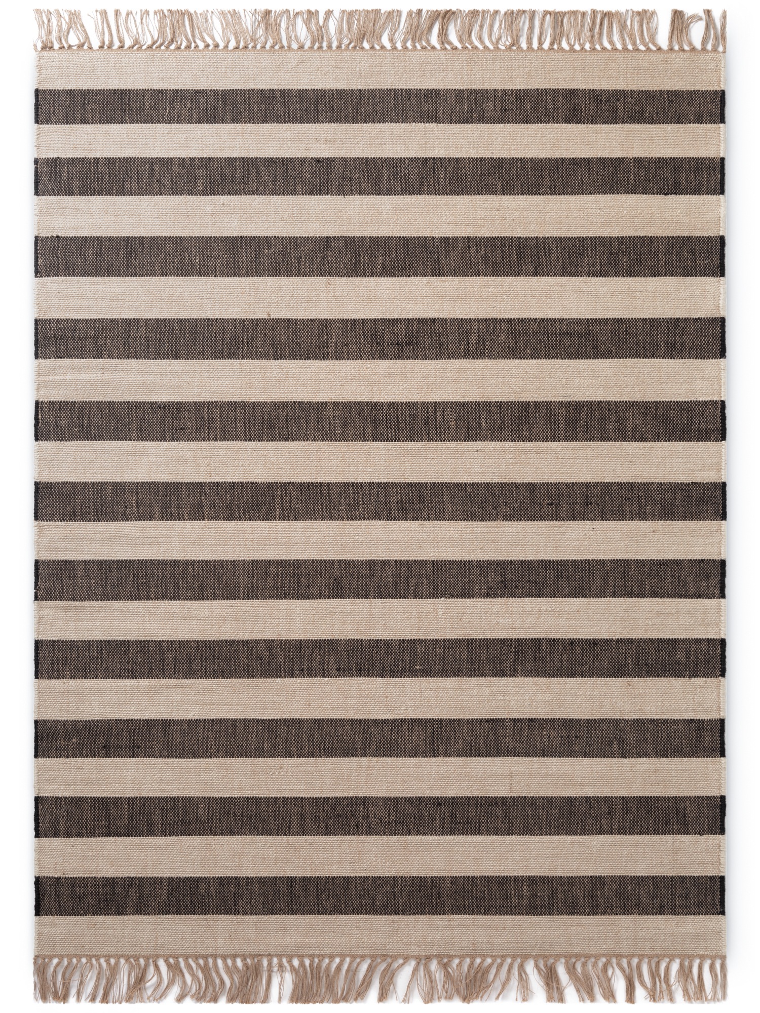 HANSE Home Tapis »Playa« Rectangulaire 6 mm Höhe Jute, fait main, tapis naturel, salon, coureur, franges