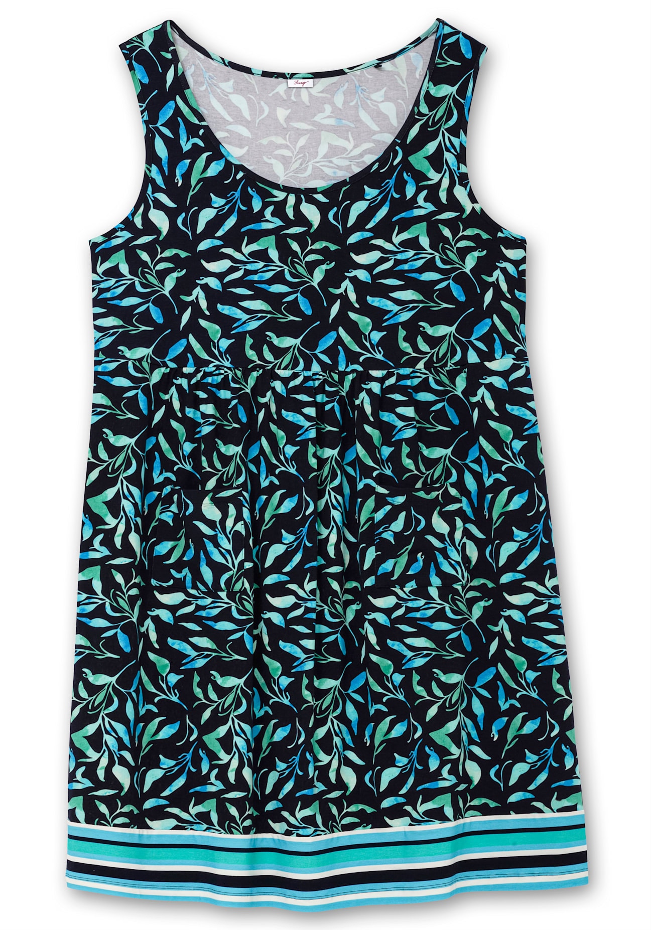 Sheego Sommerkleid »Sommerkleid« aufgesetzte Taschen