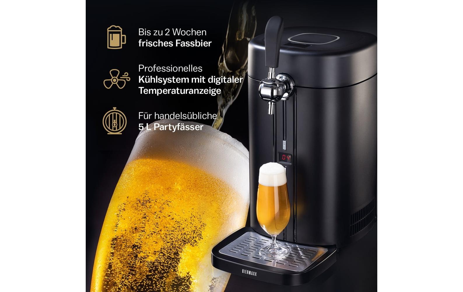 Biermaxx Pompe à bière »mit CO2-Kapsel«