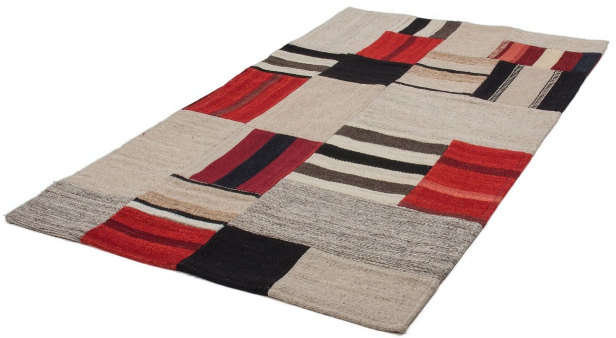 Kayoom Teppich »Radical 240« rechteckig 15 mm Höhe Handgewebter Jacquard-Kilim, hochwertige Materialmischung