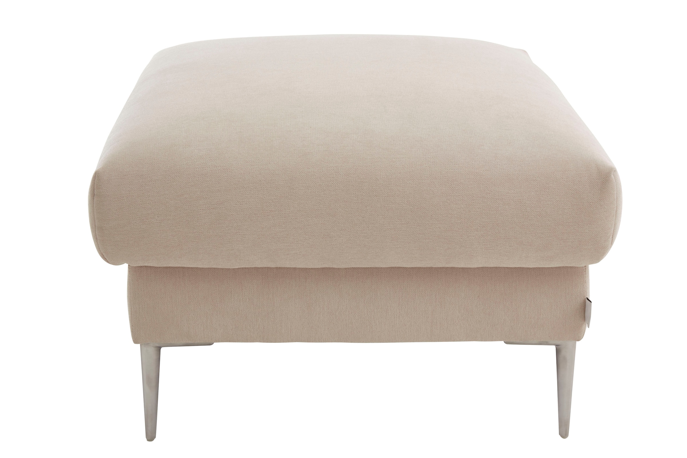 TRENDMANUFAKTUR Hocker »Lille, elegant und bequem durch Komfortsitzhöhe 46cm, hoher Fuss«