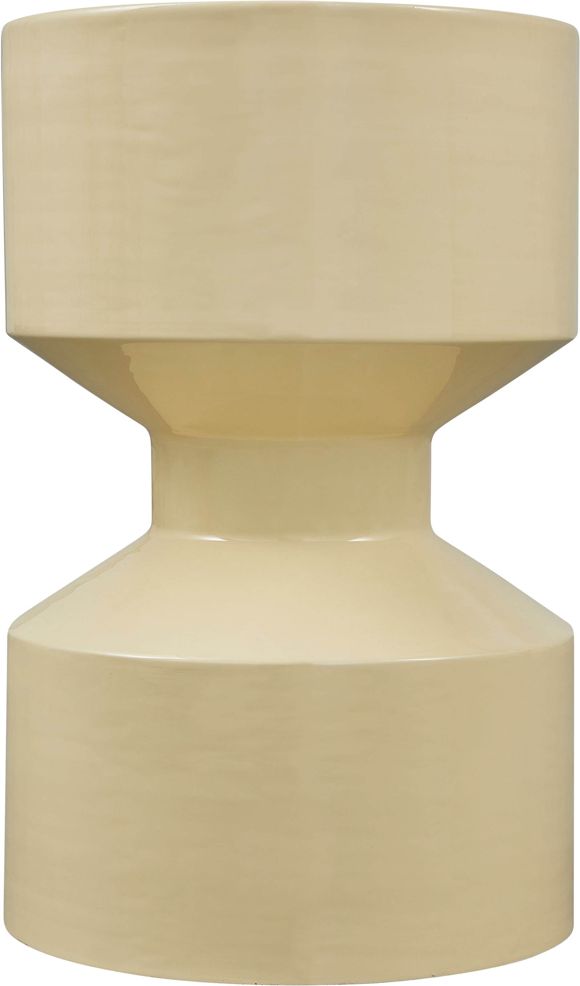 WOOOD Table d'appoint »Glanz Metall mit Hochglanz-Lackierung in spielerischer Form« H 47 x L 30 x P 30 cm, charge maximale 25 kg, facile d'entretien, revêtement protecteur