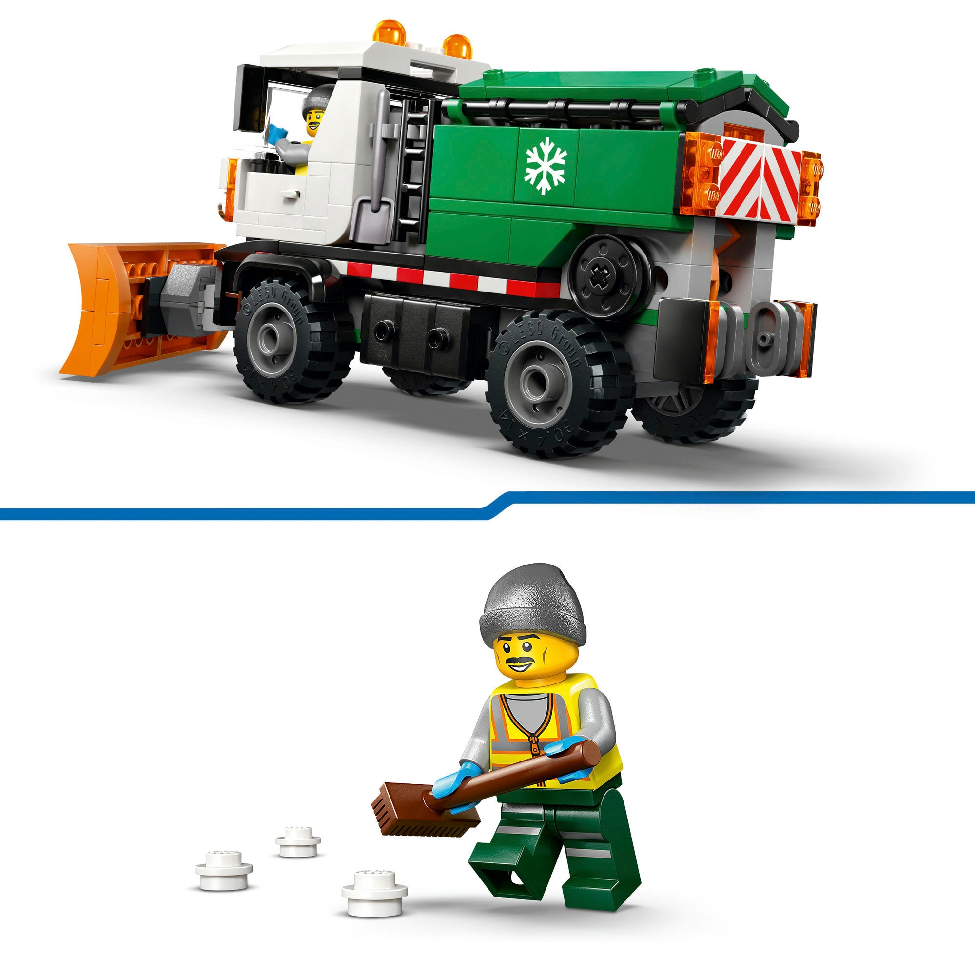 LEGO® Pions de construction »Schneepflug (60490), LEGO City« Made in Europe