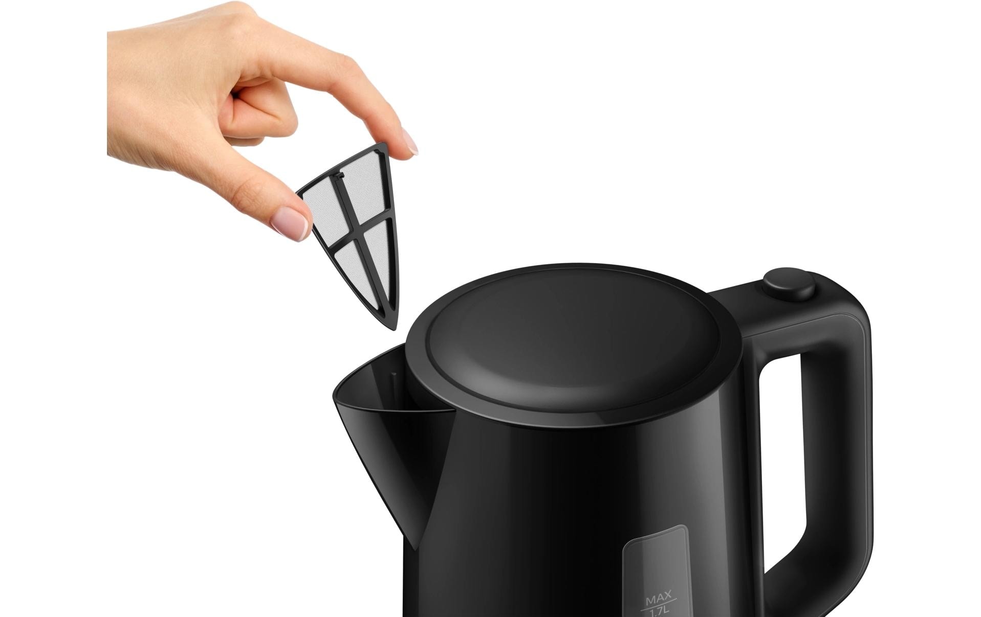 Philips Wasserkocher »Series 3000 HD9318 1,7 l« 1,7 l 2200 W mit 360° Sockel, Abschaltautomatik und entnehmbarem Kalkfilter