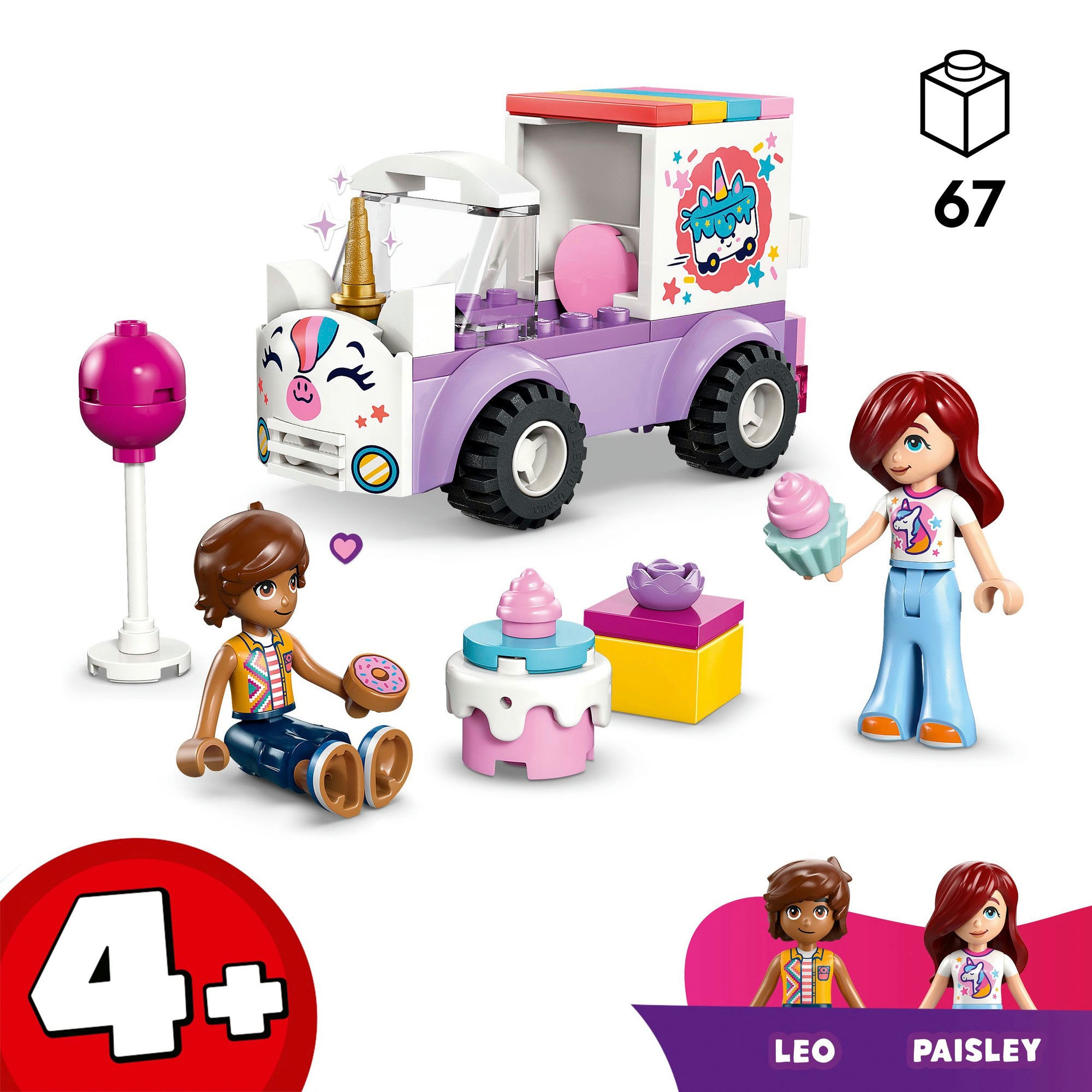 LEGO® Pions de construction »Einhorn-Kuchenlieferwagen (42675), LEGO Friends« Made in Europe