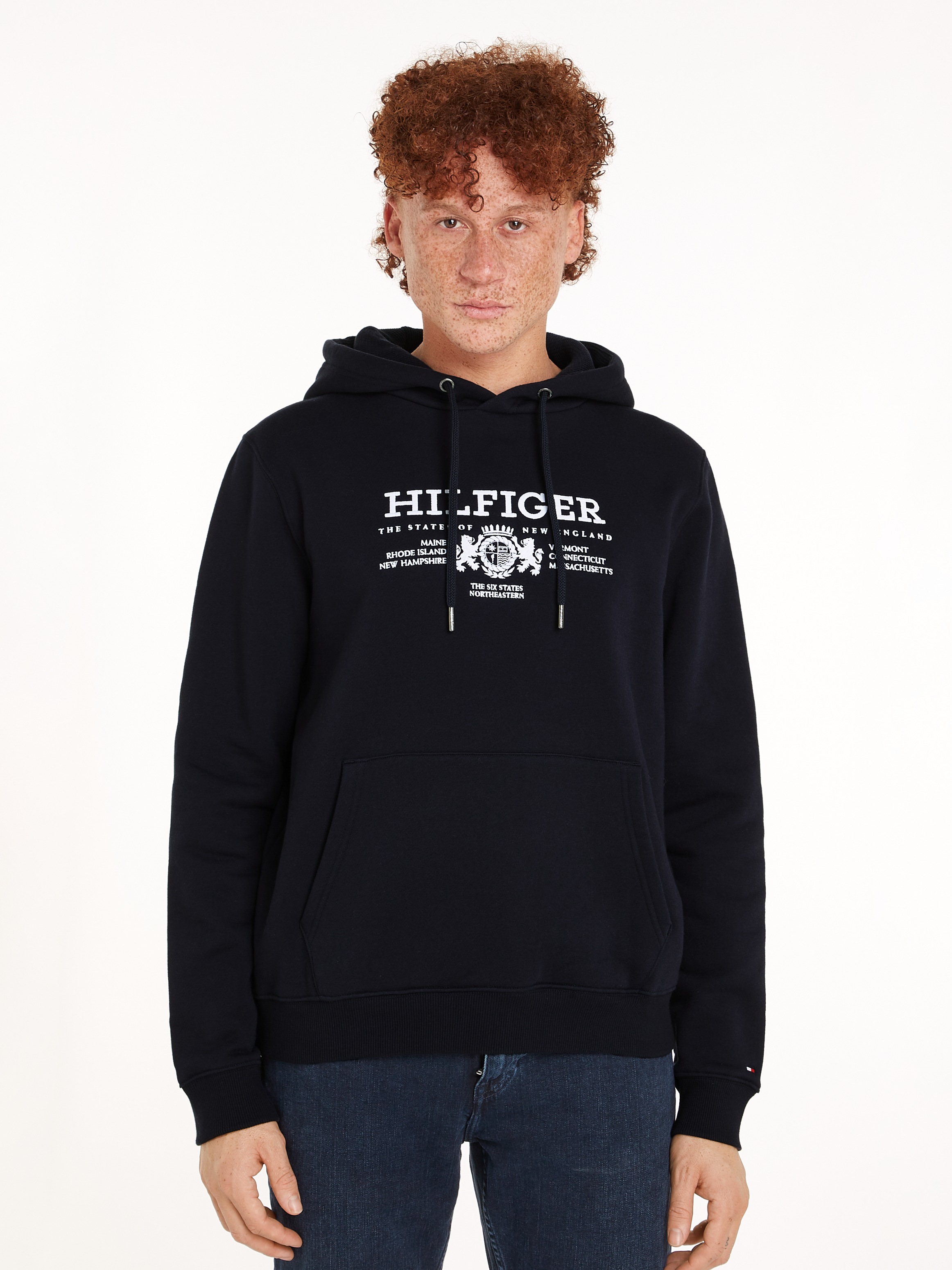 Tommy Hilfiger Hoodie »HILFIGER CREST EMRBO HOODY«
