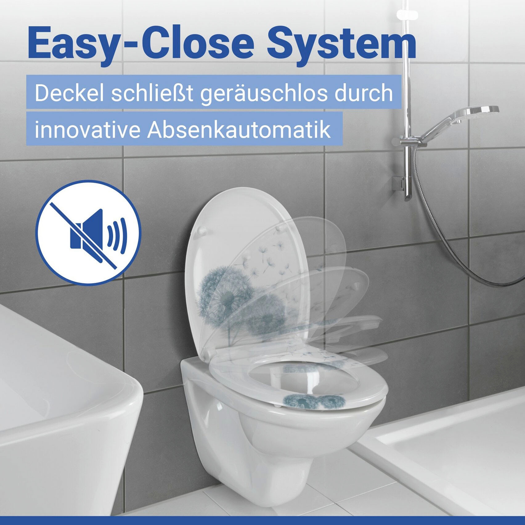 WENKO Siège de WC »Astera« duroplast, avec fermeture amortie